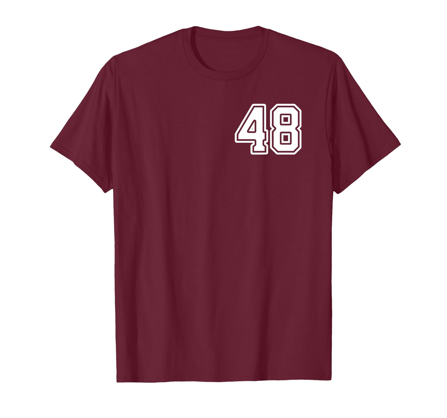 Number 48 Shirt #48 Player Sports Team Men Women Kids T-Shirt
