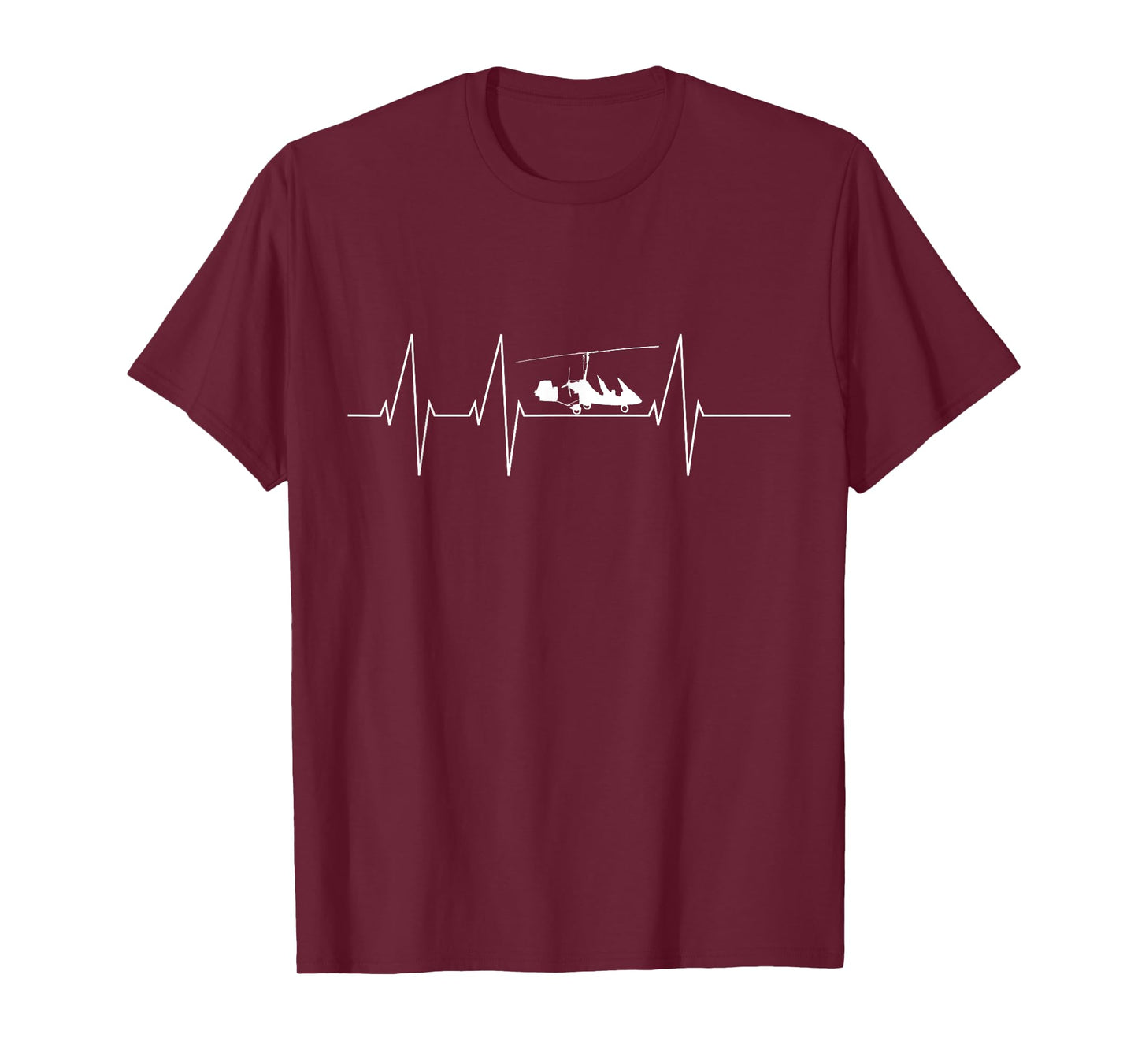 Heart Rate Gyrocopter Gyrocopter T-Shirt