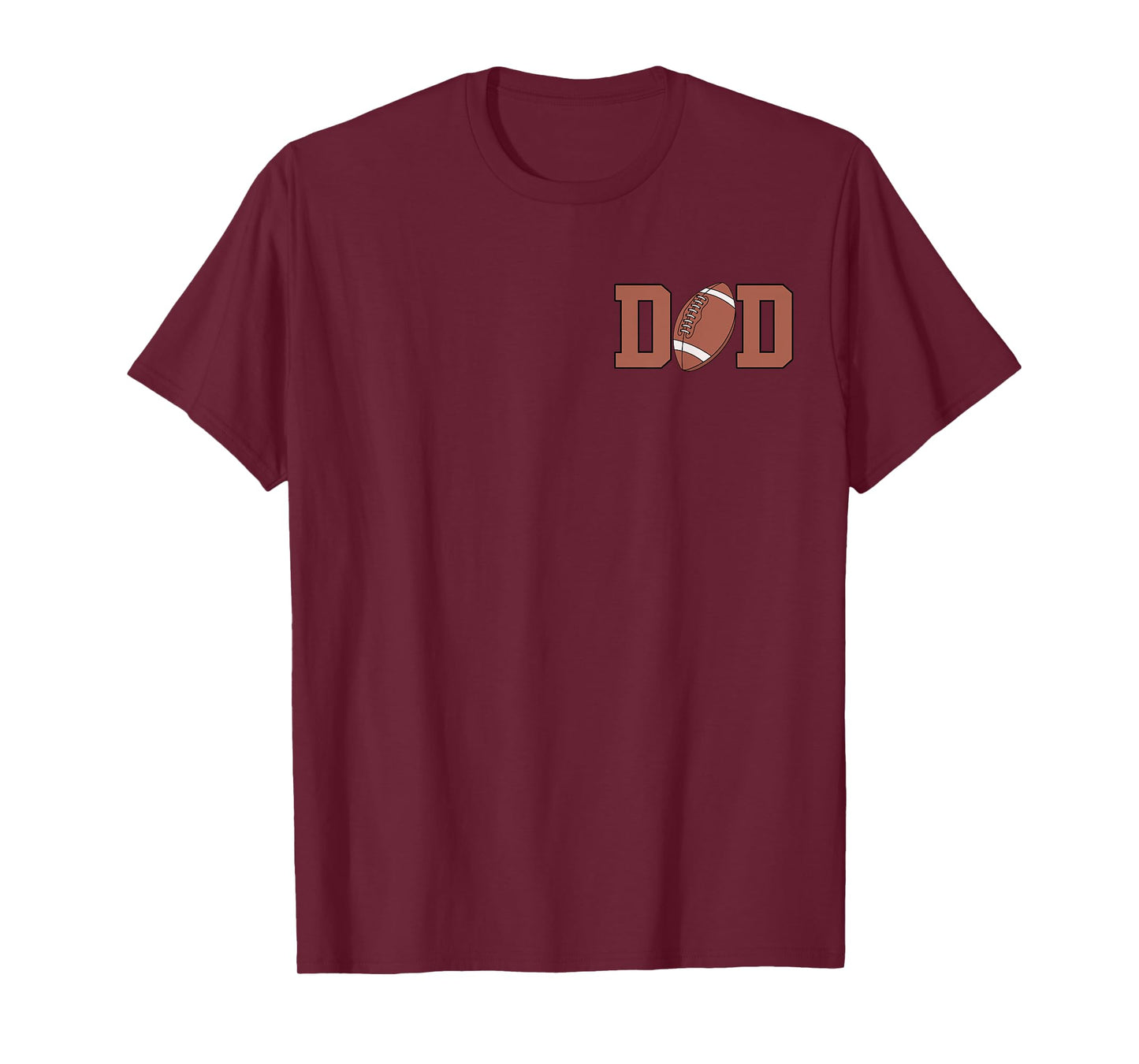 Dad of the 1 Year old Football 1st Year Down Birthday Party T-Shirt