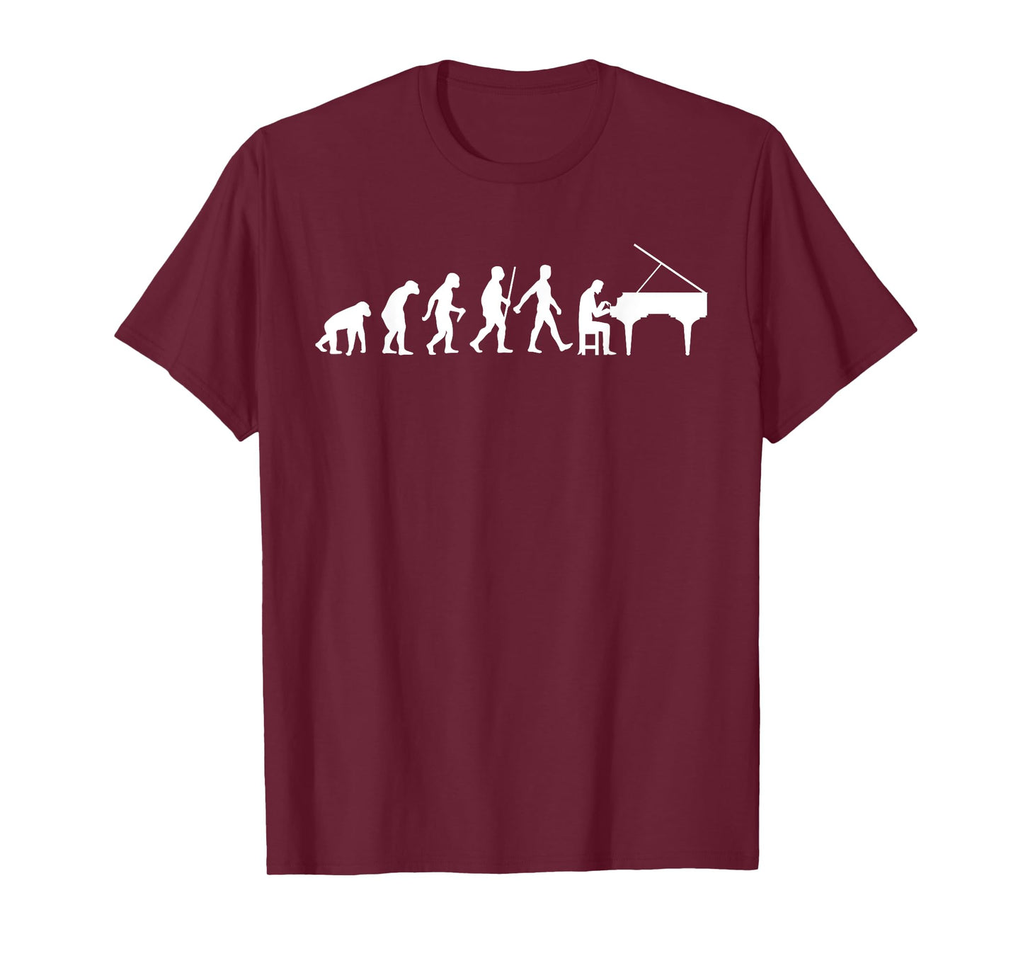 Funny Piano Gift for Kids Men Women Cool Pianist Music Lover T-Shirt