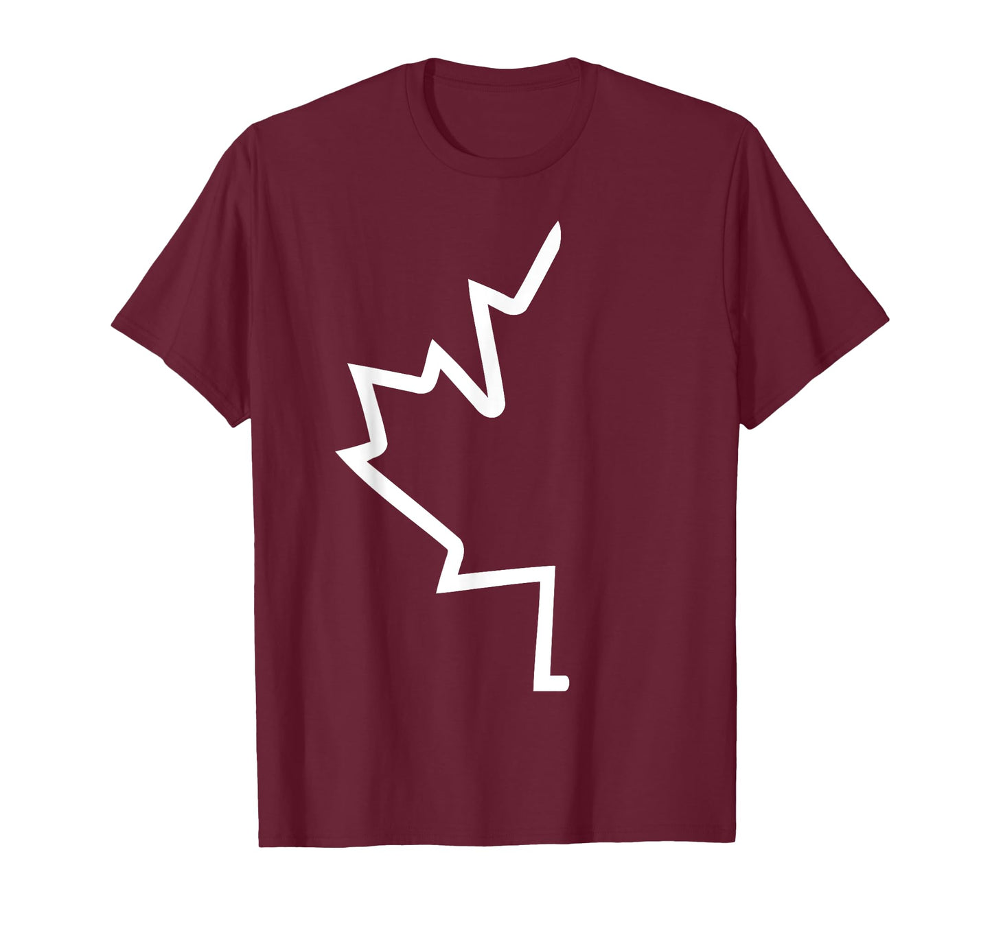 Half maple leaf T-Shirt