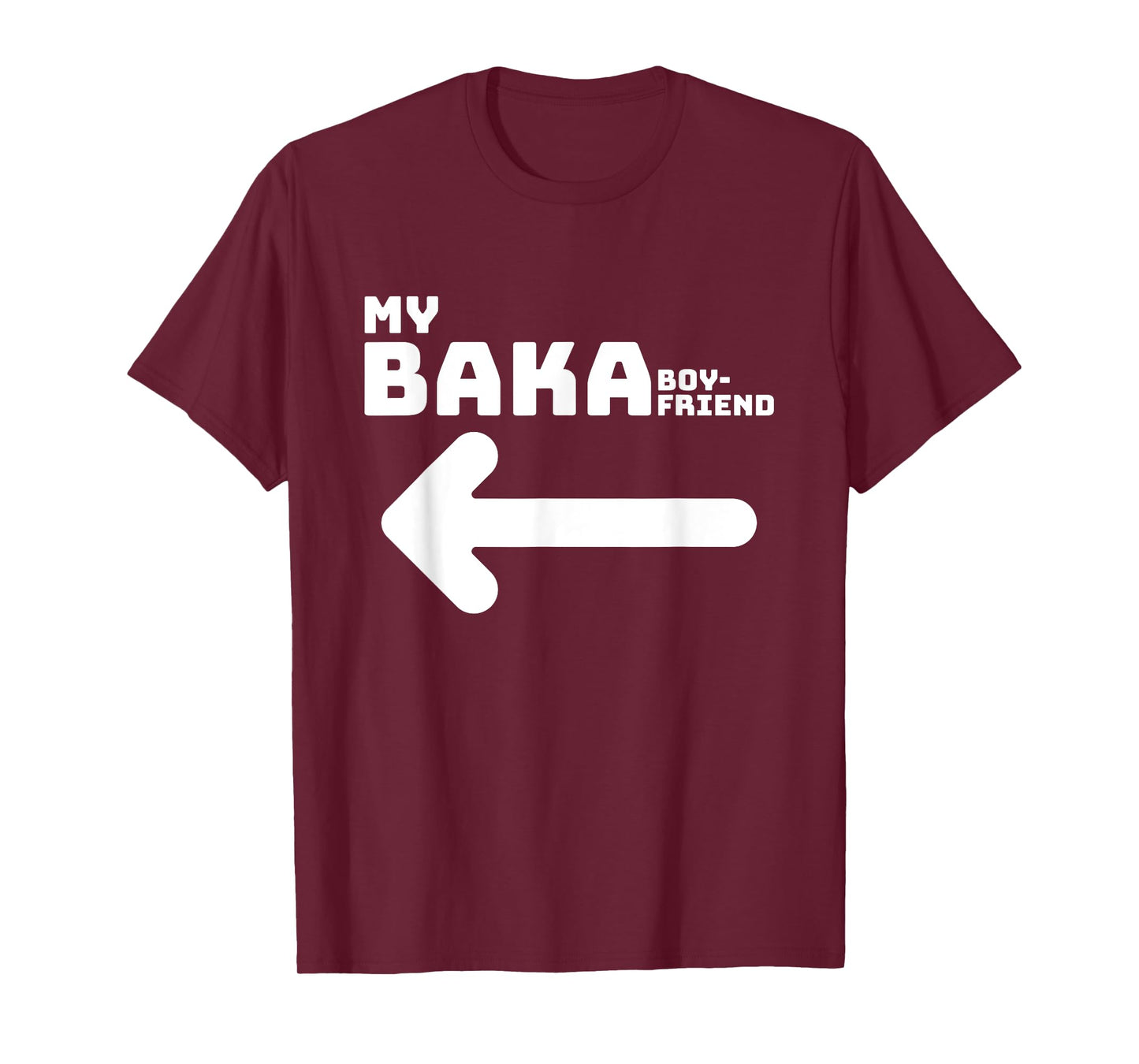 Funny Cute Anime Couple Matching Girlfriend Wear Gift T-Shirt