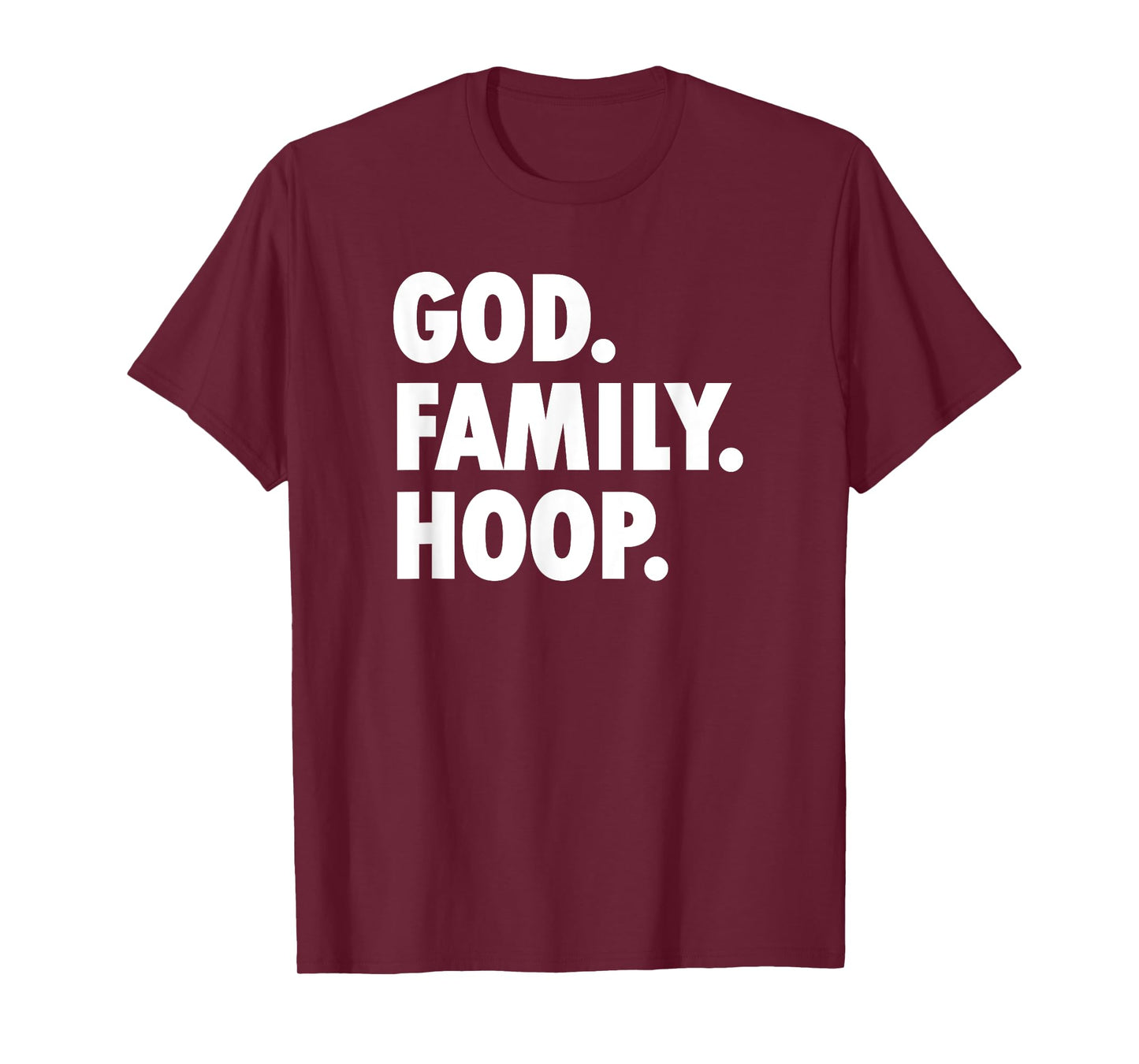 God Family Hoop - Novelty Basketball T-Shirt