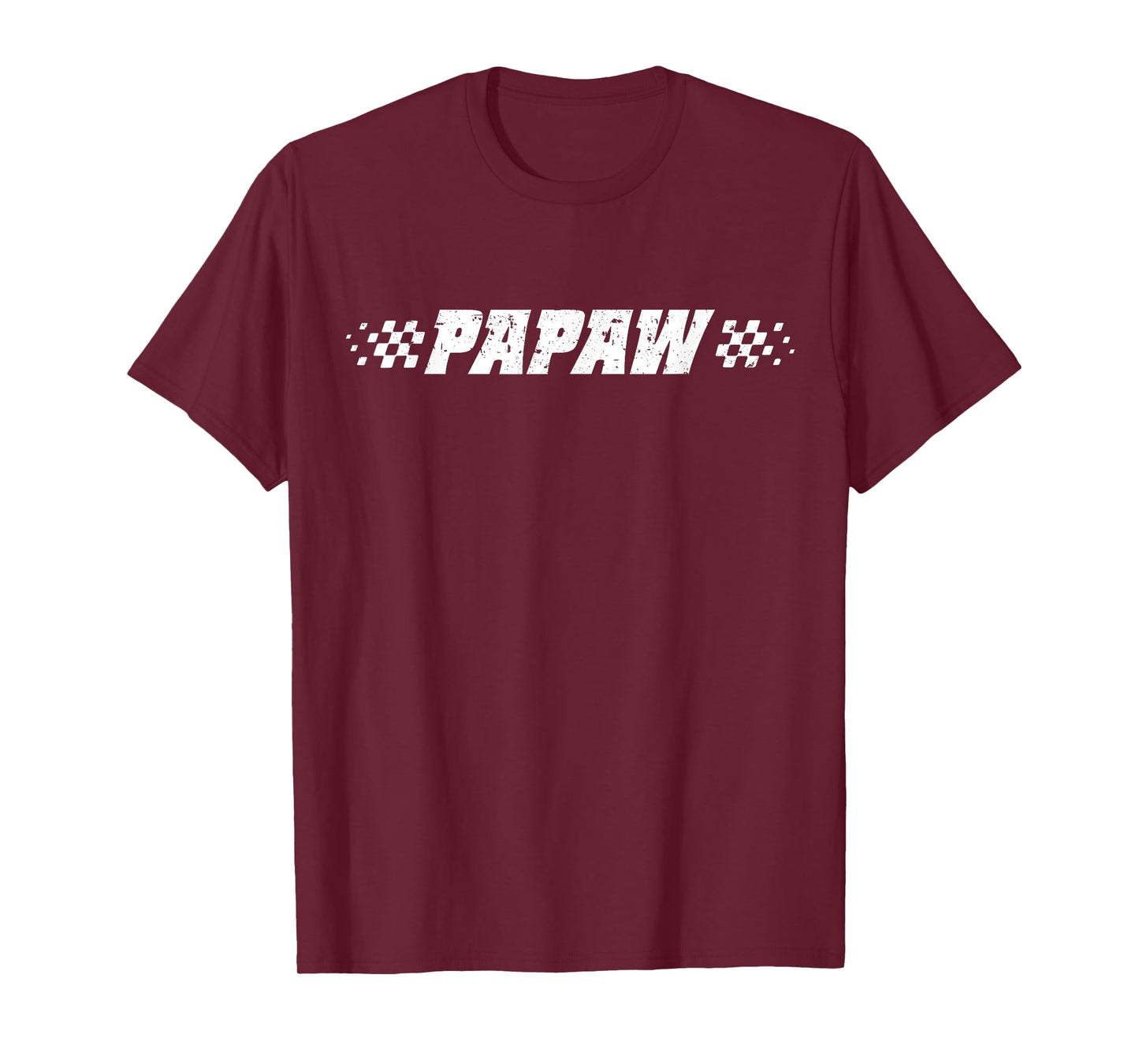 Racing Birthday Party Matching Family Car Pit Crew Papaw T-Shirt