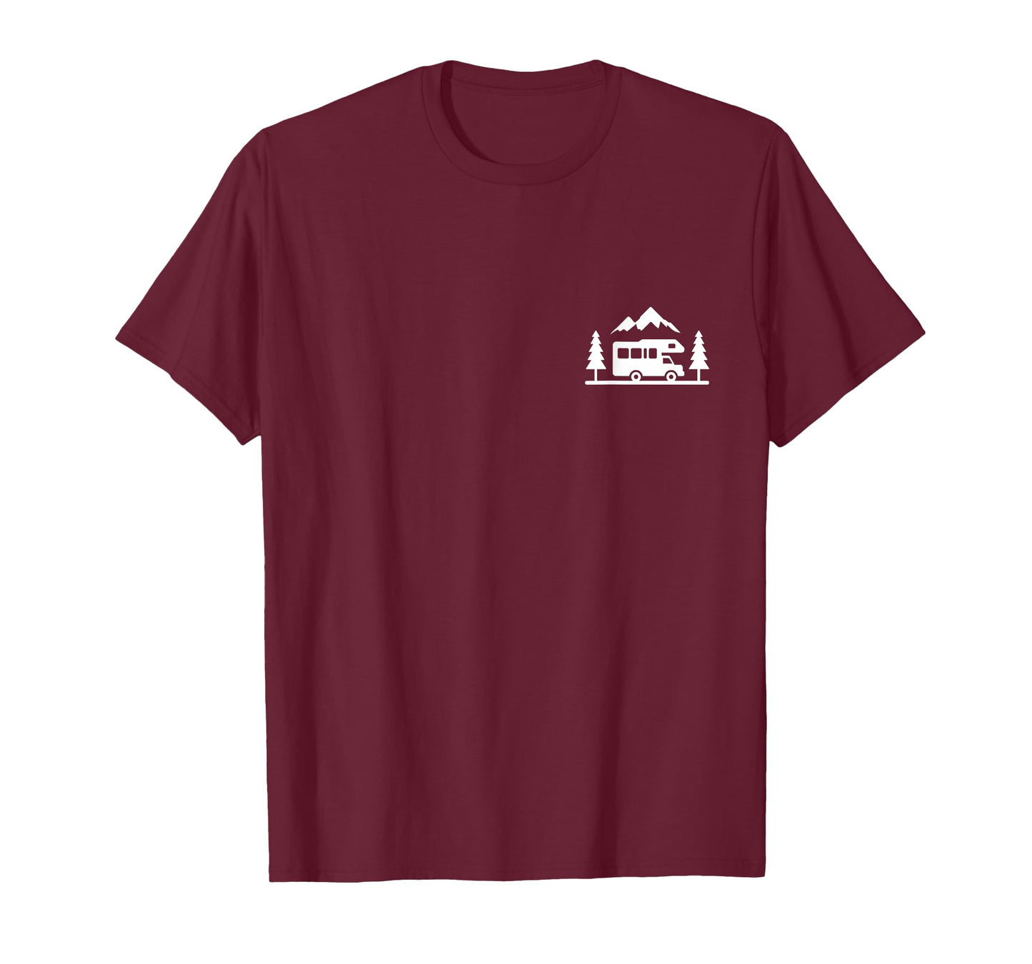 RV Camping Minimalist Nature Lover Motorhome Camper T-Shirt