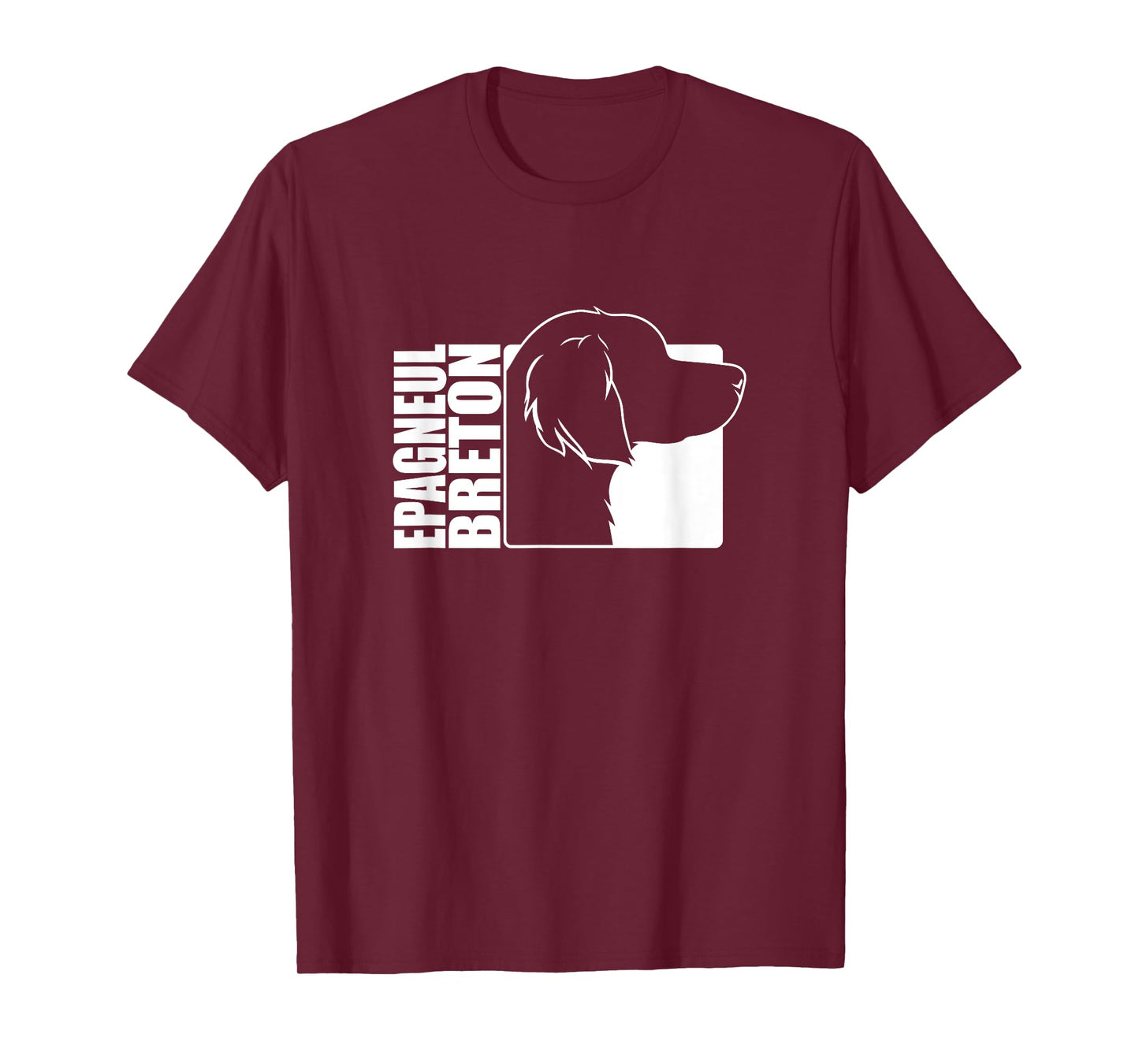 Funny proud Epagneul Breton profile dog mom hunting dog T-Shirt