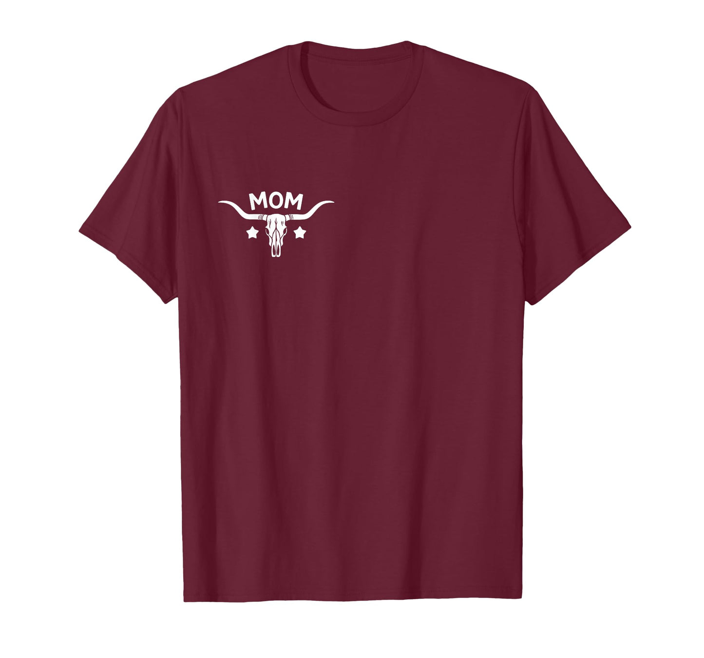 Western Rodeo Longhorn Mom Design T-Shirt