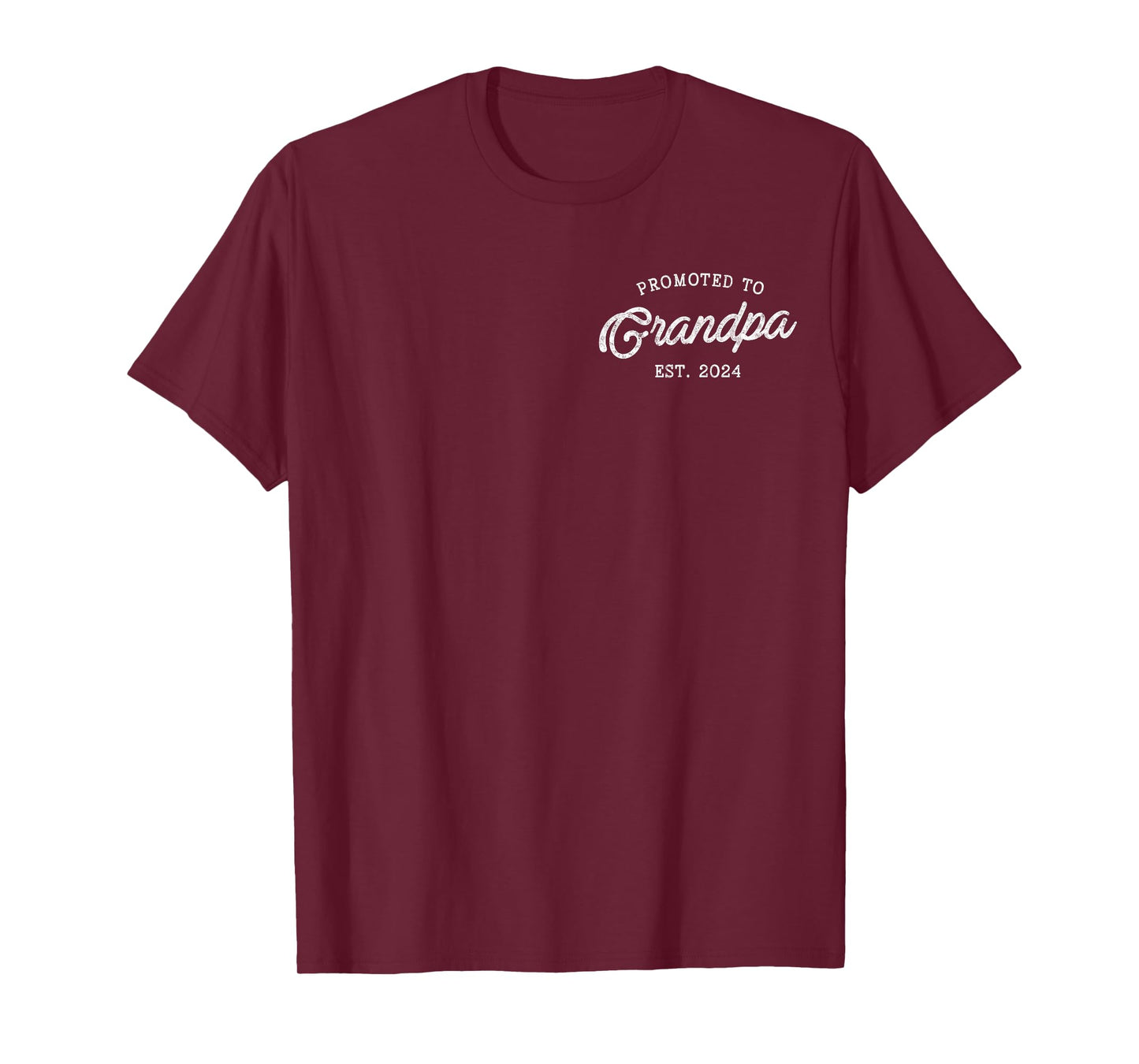 Promoted to Grandpa 2024 Father's Day First Time Grandpa T-Shirt