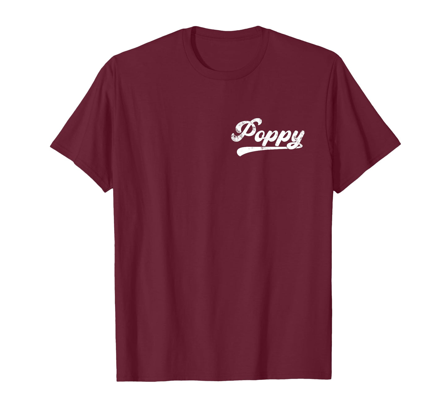 Mens Poppy Vintage Retro Father's Day for Poppy Grandpa T-Shirt