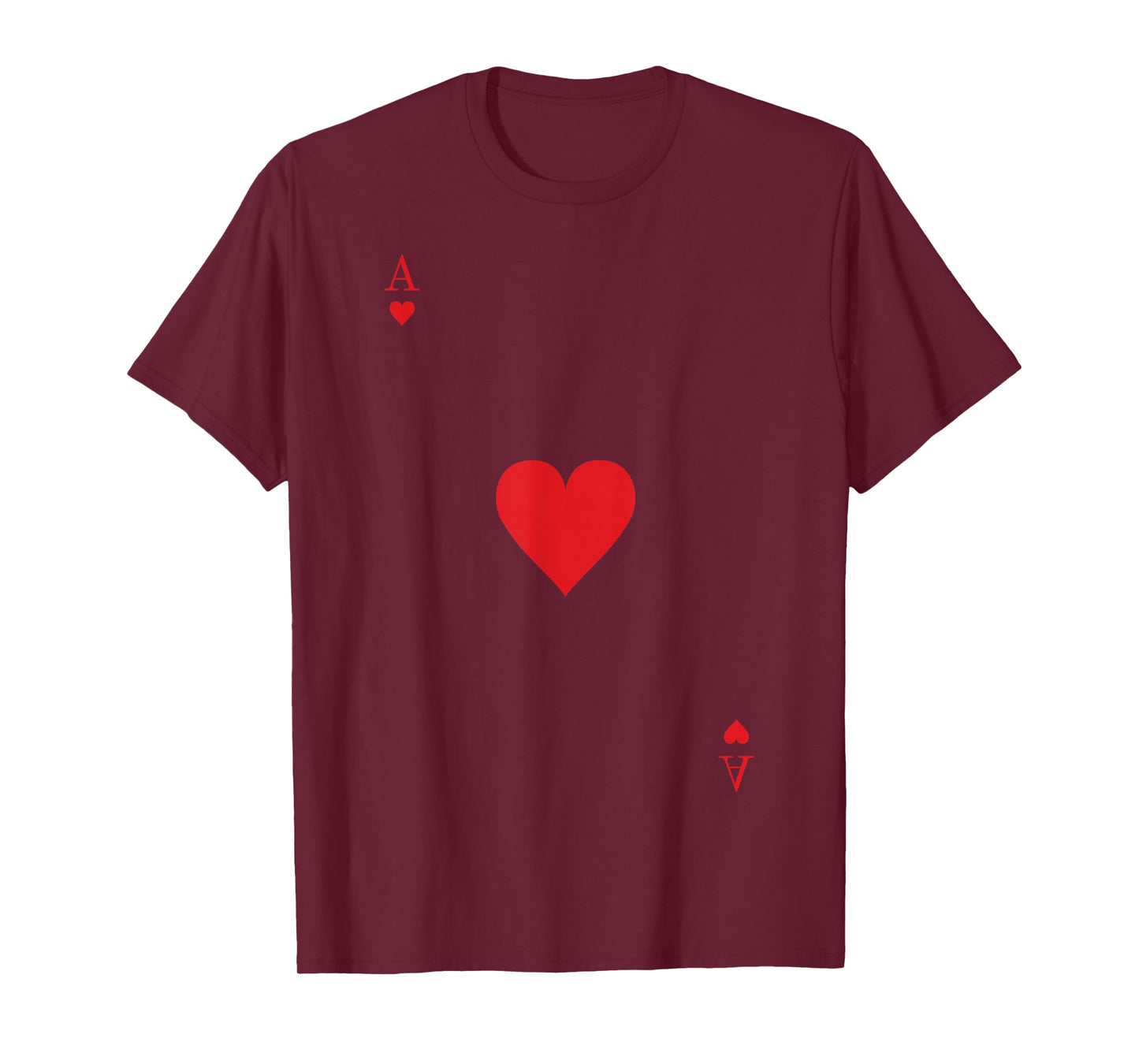 Ace of hearts Blackjack Cards Poker 21 T-Shirt