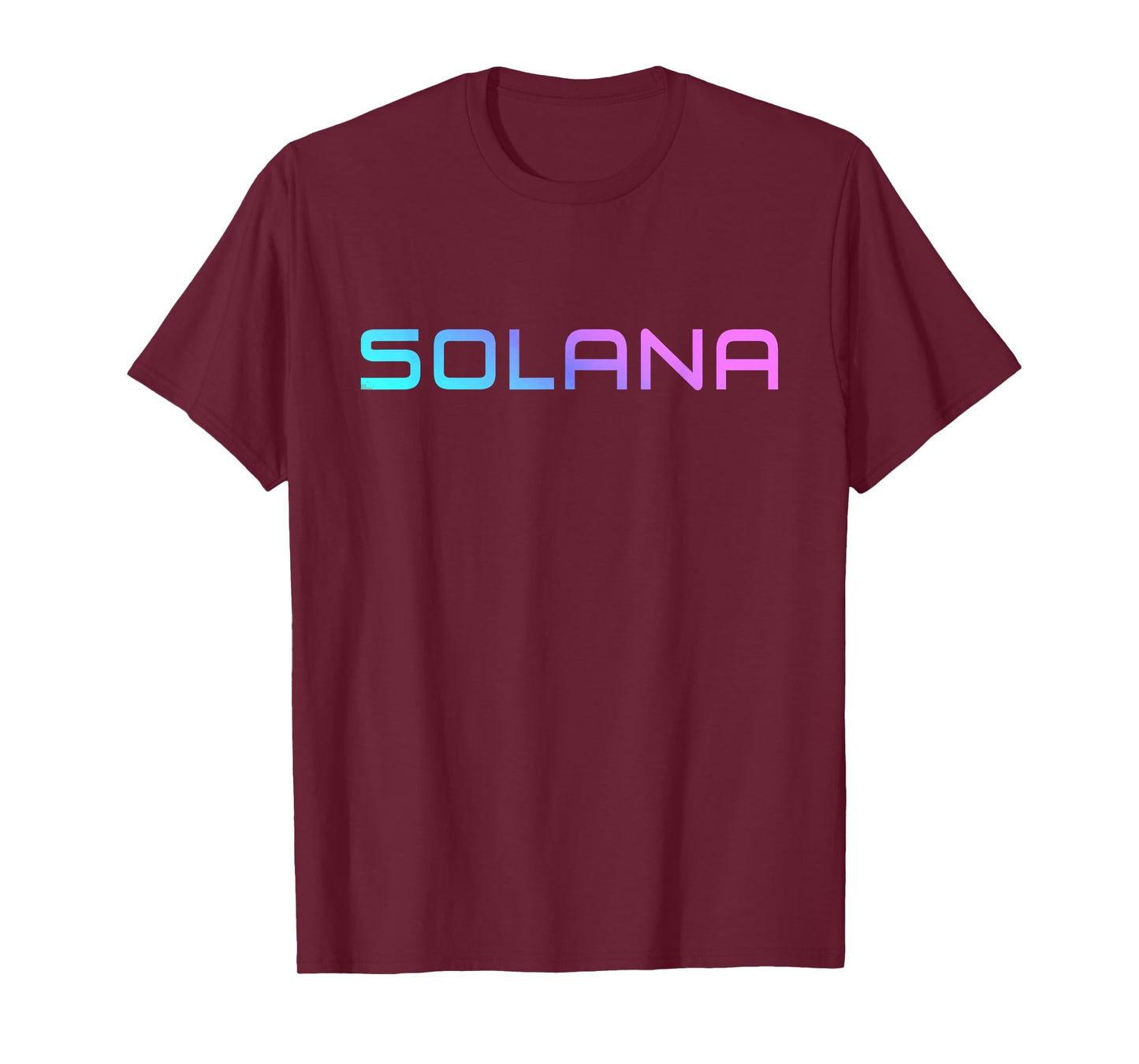 Colorful Solana SOL Crypto Blockchain Logo for Solana Hodler T-Shirt