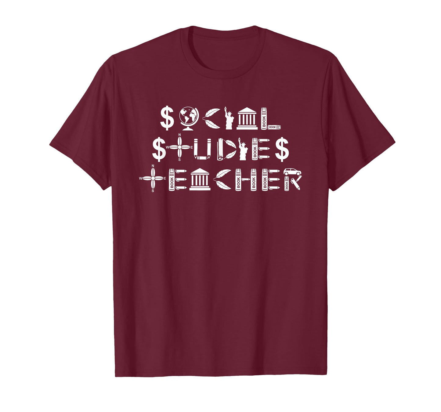 Social Studies Teacher Gift Men Women T-Shirt T-Shirt