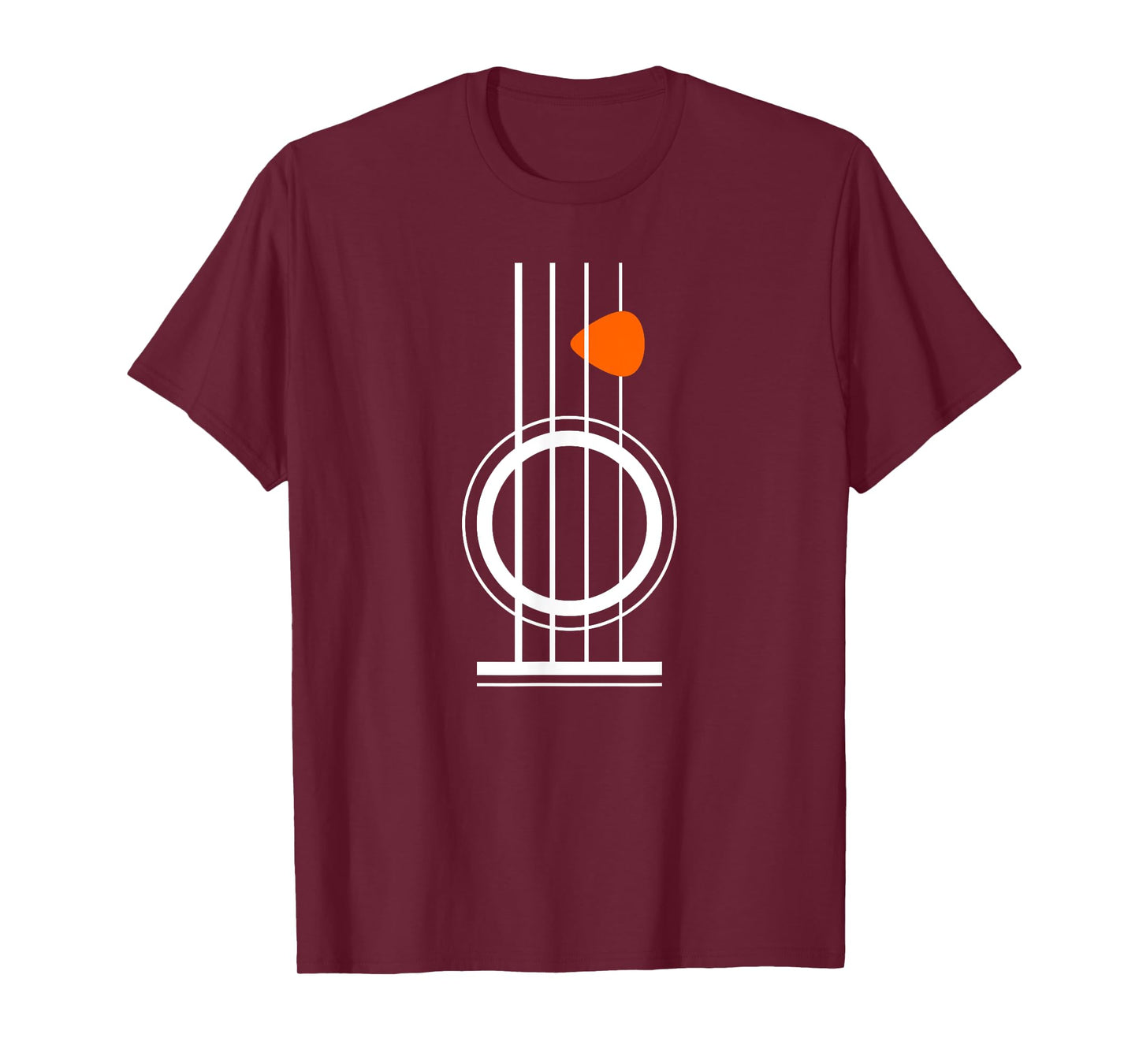 4 Strings & Pick / Plectrum - Bass Guitar Player or Bassist T-Shirt