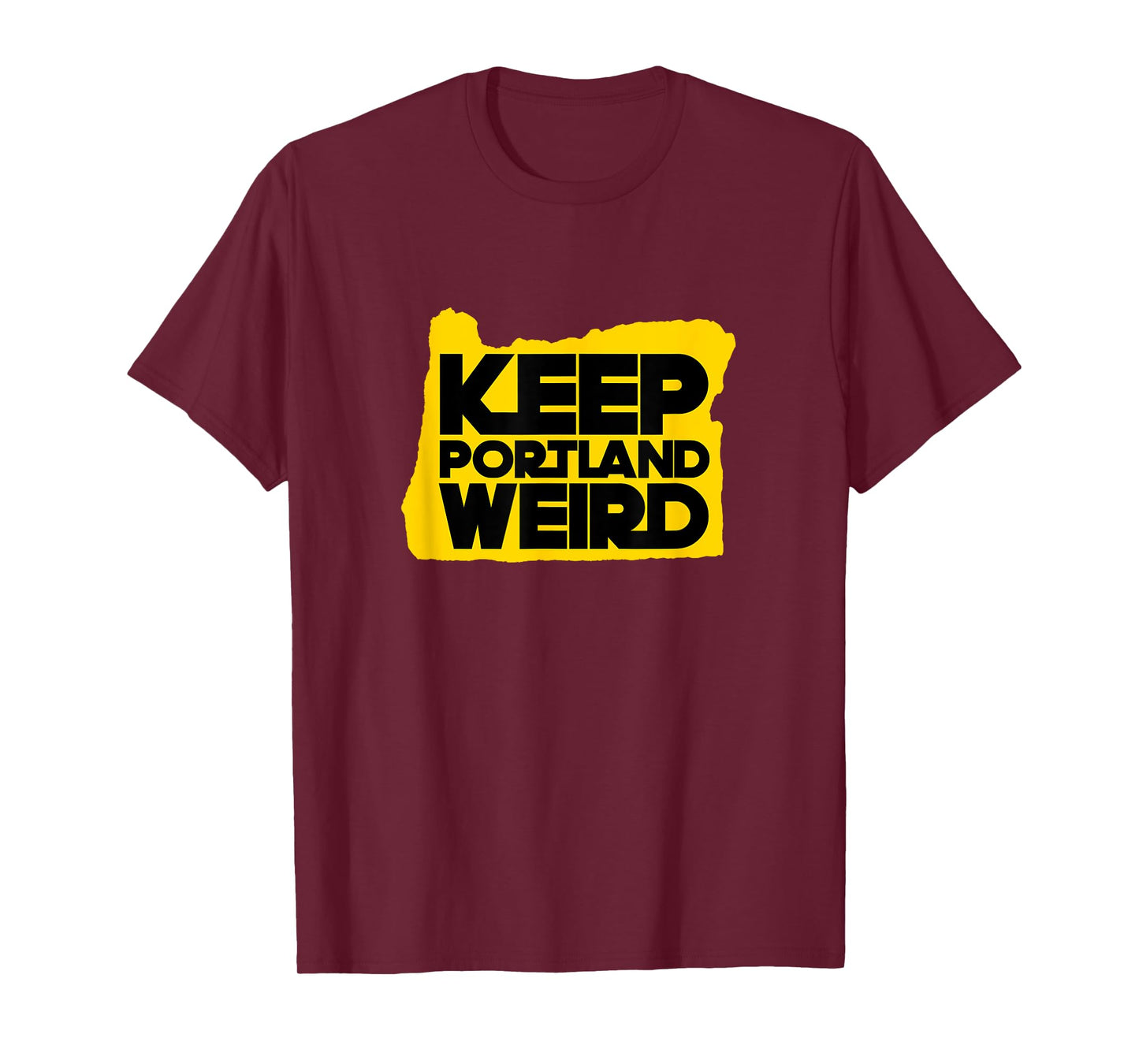 Keep Portland Weird Shirt with Oregon Silhouette