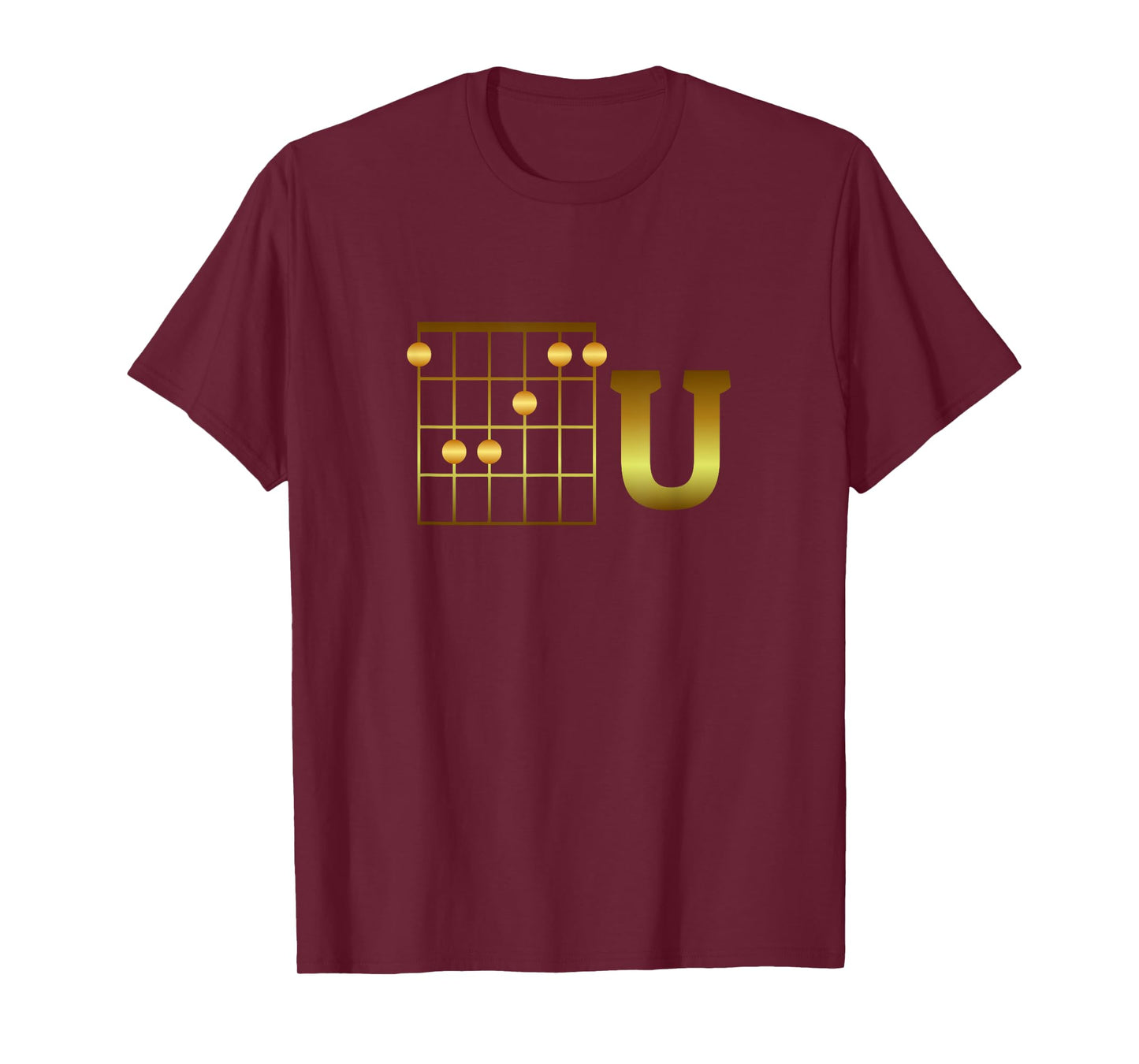 Funny F Chord U T-Shirt Guitarist Player Gift - Guitar Lover
