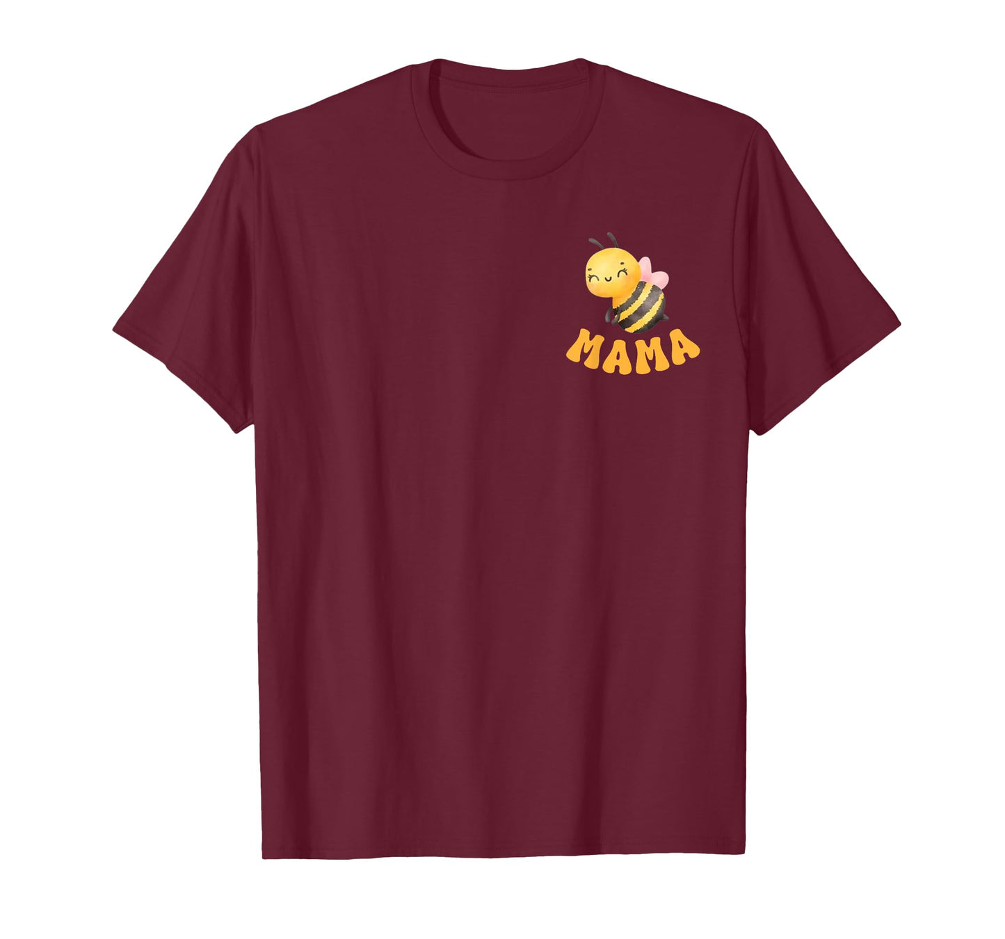 Mama Bee Cute Beekeeping Birthday Party Matching Family Mom T-Shirt