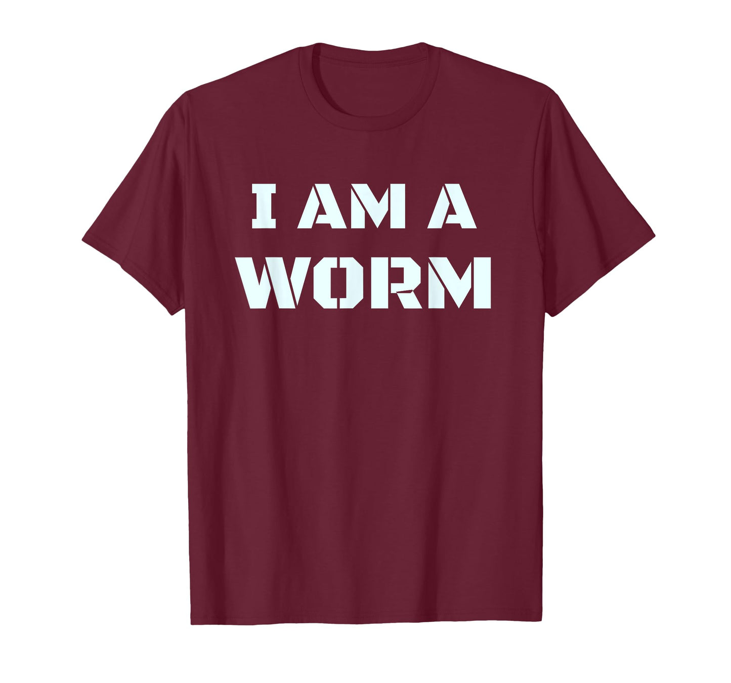 I Am A Worm In Simple Costume Easy Funny T-Shirt