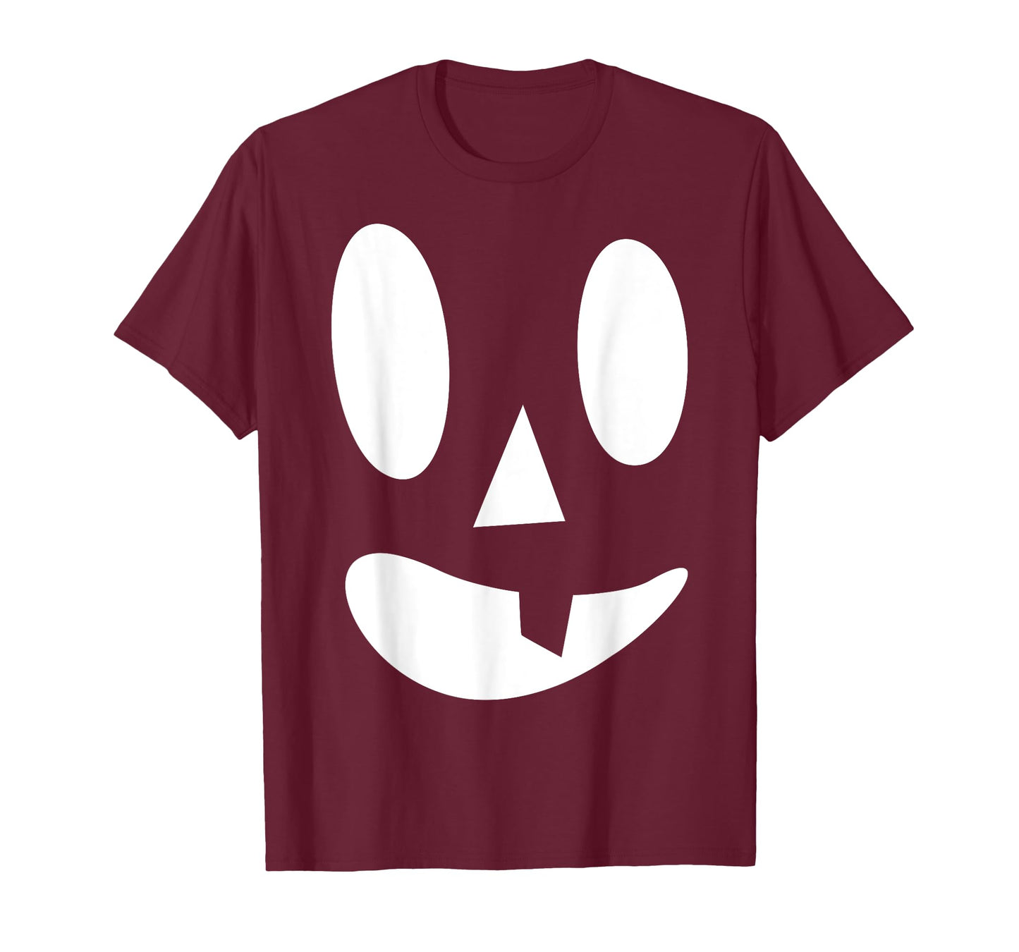 Jack O' Lantern Pumpkin Face Funny Halloween Costume T-Shirt