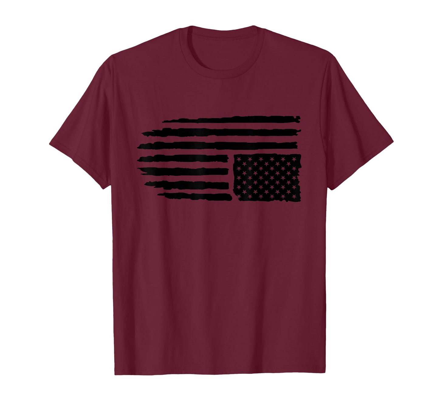 Upside Down American Flag Distressed In Distress Pro Trump T-Shirt for Women Men