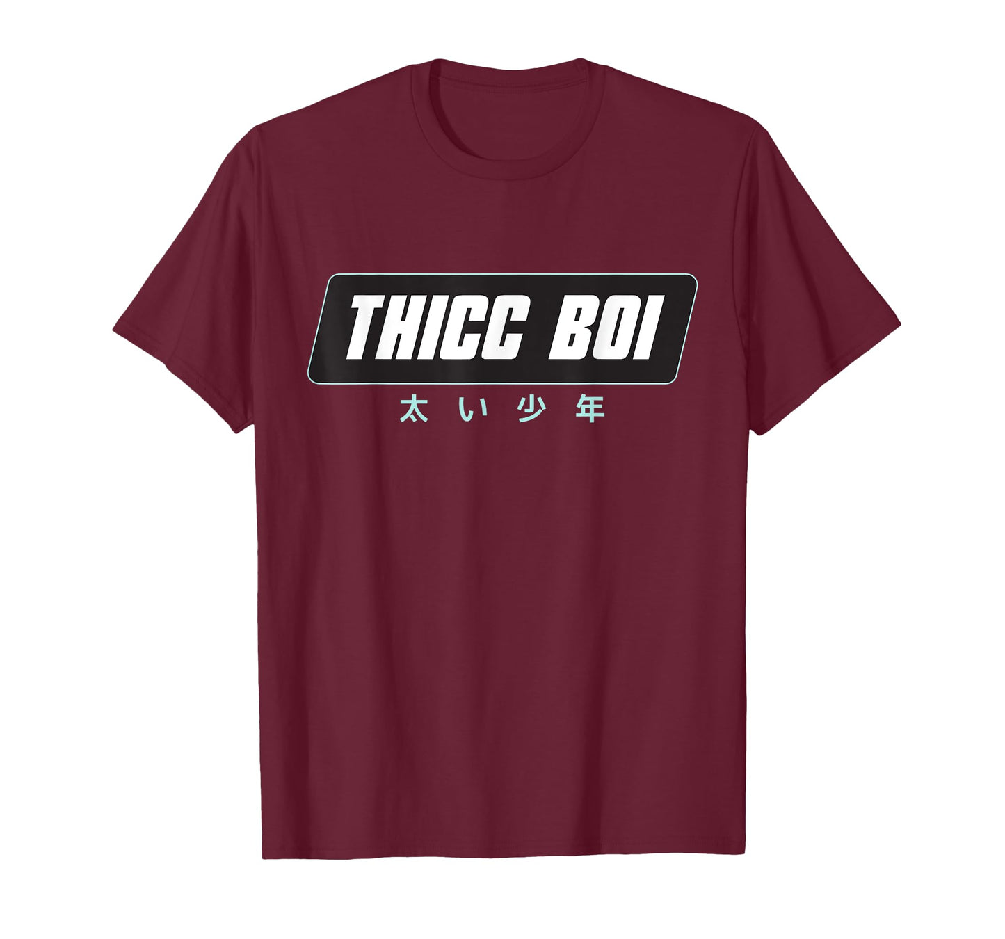 Thicc Boi Sarcastic Pastel Goth & Kawaii Japanese Gift T-Shirt