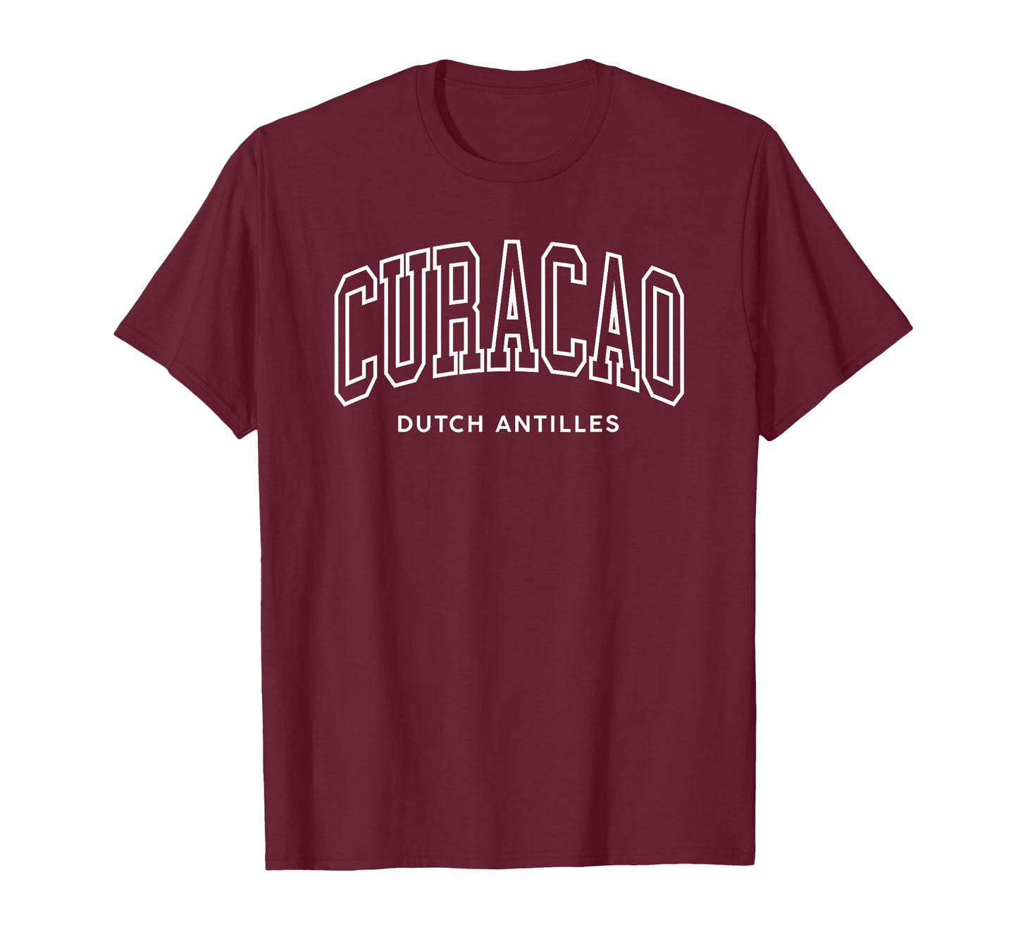 Curacao Retro Throwback Mens Womens 2024 Vacation Souvenir T-Shirt