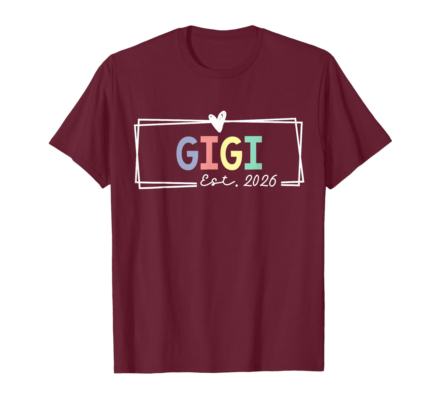 Gigi Est 2026 Promoted To Grandma 2026 For Grandmother T-Shirt