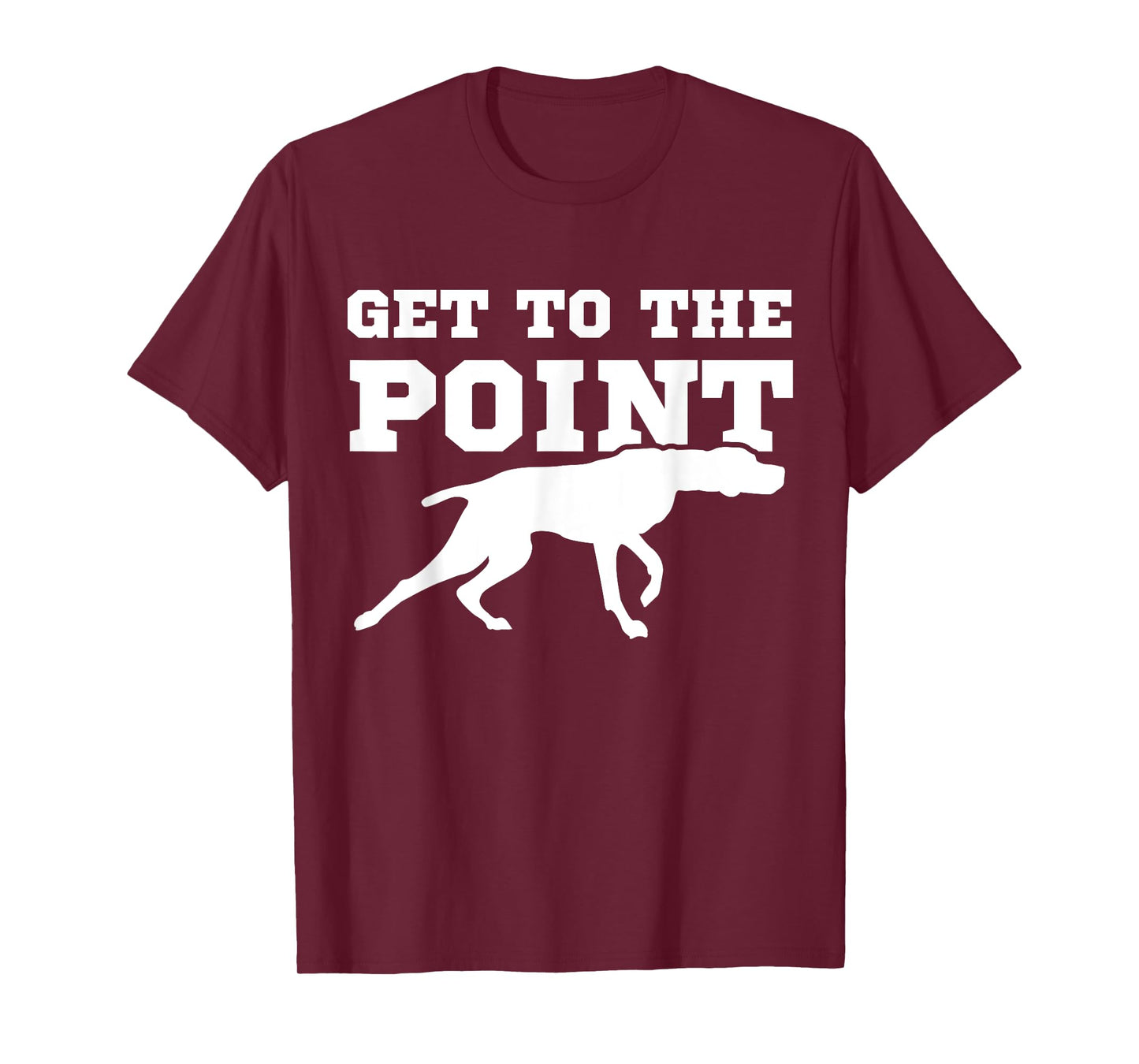 Funny Pointer Dog Quote & Vizsla Puppy Apparel Co Unisex-Adults Black Dog Themed T-Shirt