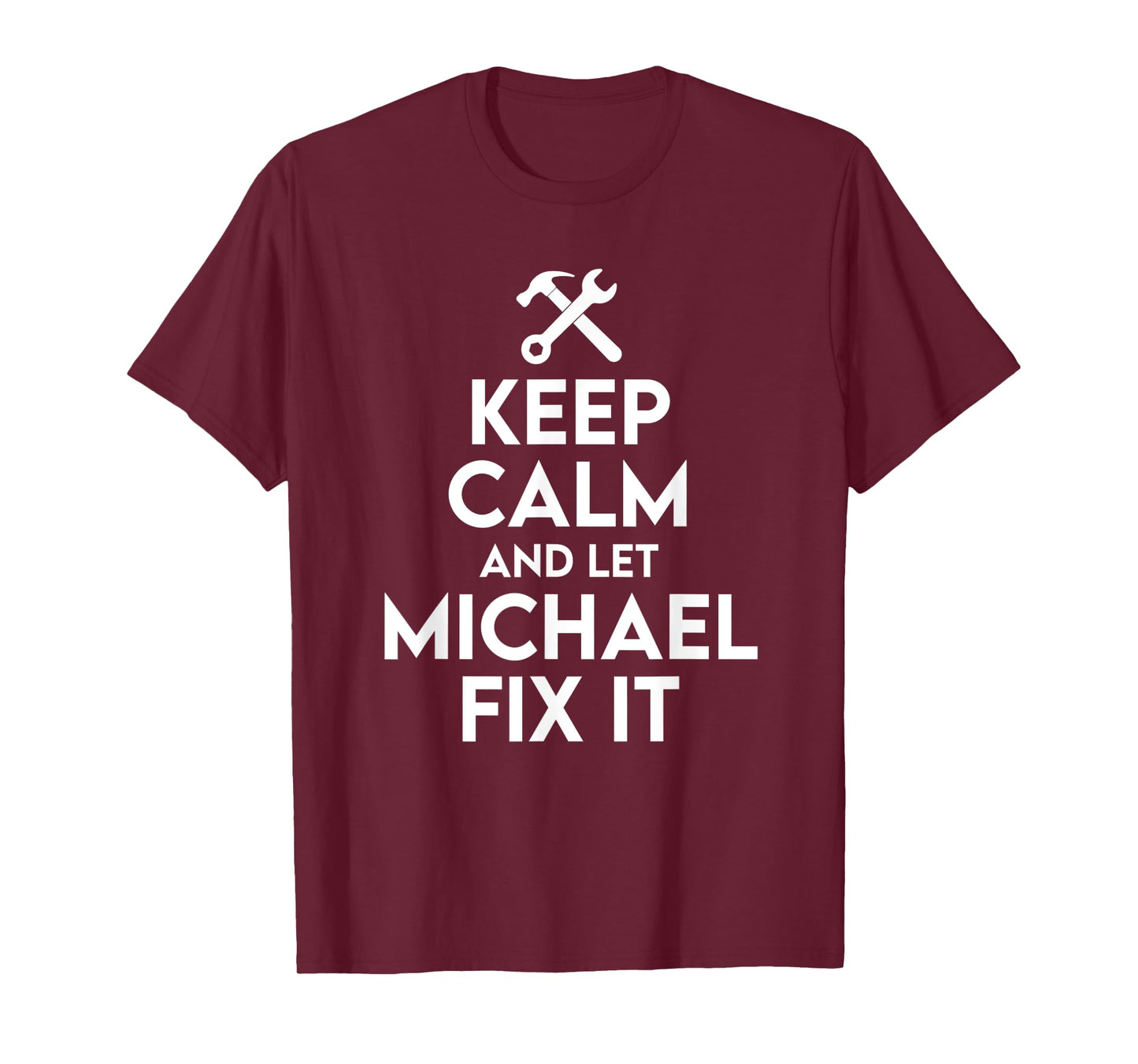 Michael Handyman Birthday Name Personalized Michael Mechanic T-Shirt