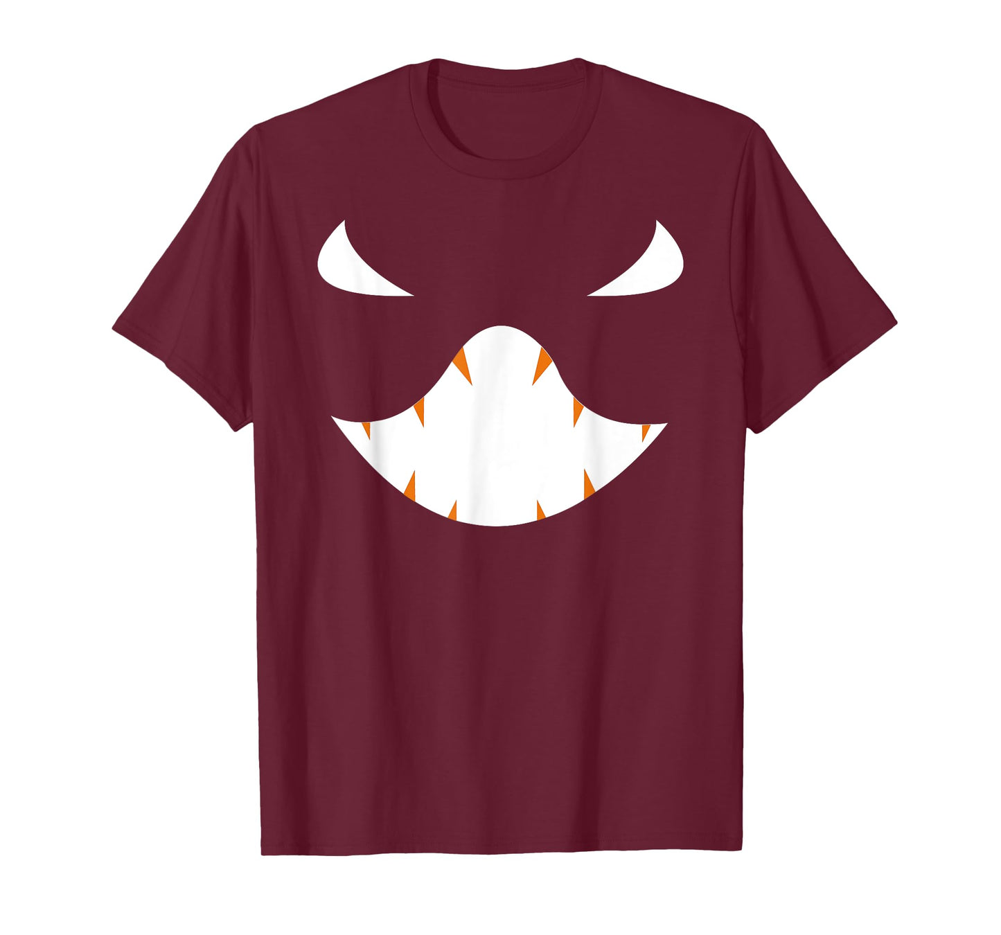 Pumpkin Face Funny Jack-O-Lantern Scary Halloween Costume T-Shirt