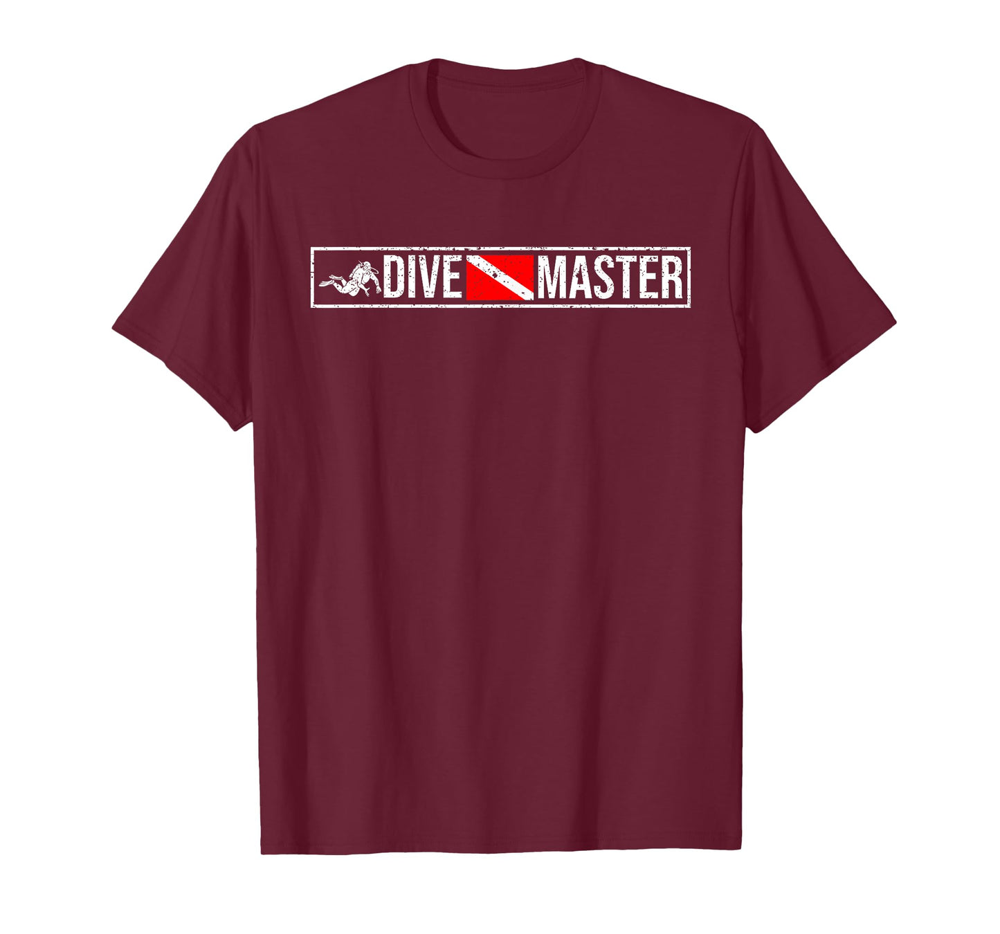 Dive Master Professional Divers Scuba Diving Flag Instructor T-Shirt