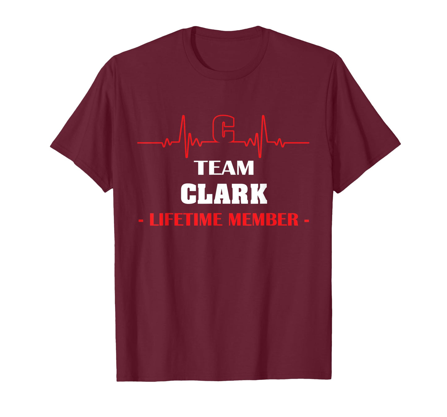 Team CLARK lifetime member blood completely family T-Shirt