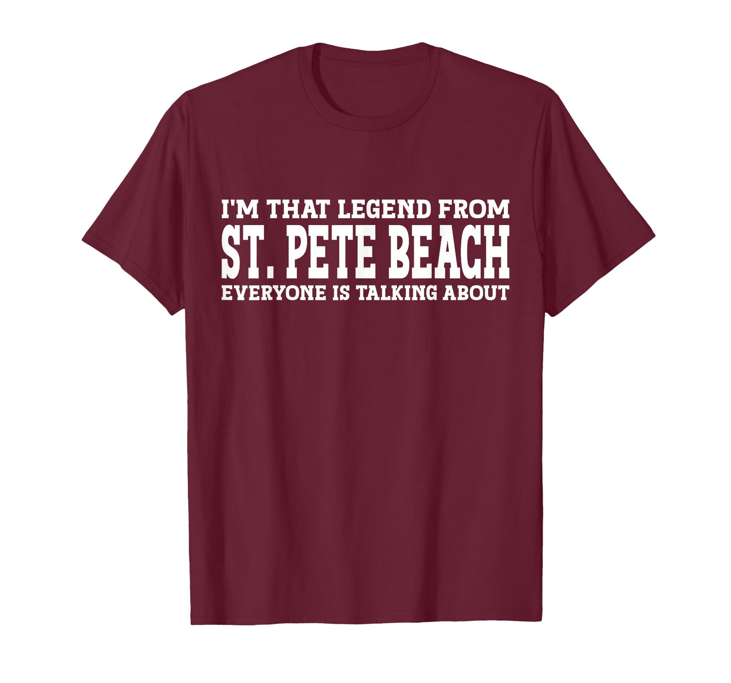 St. Pete Beach Hometown FL Florida Funny City St. Pete Beach T-Shirt