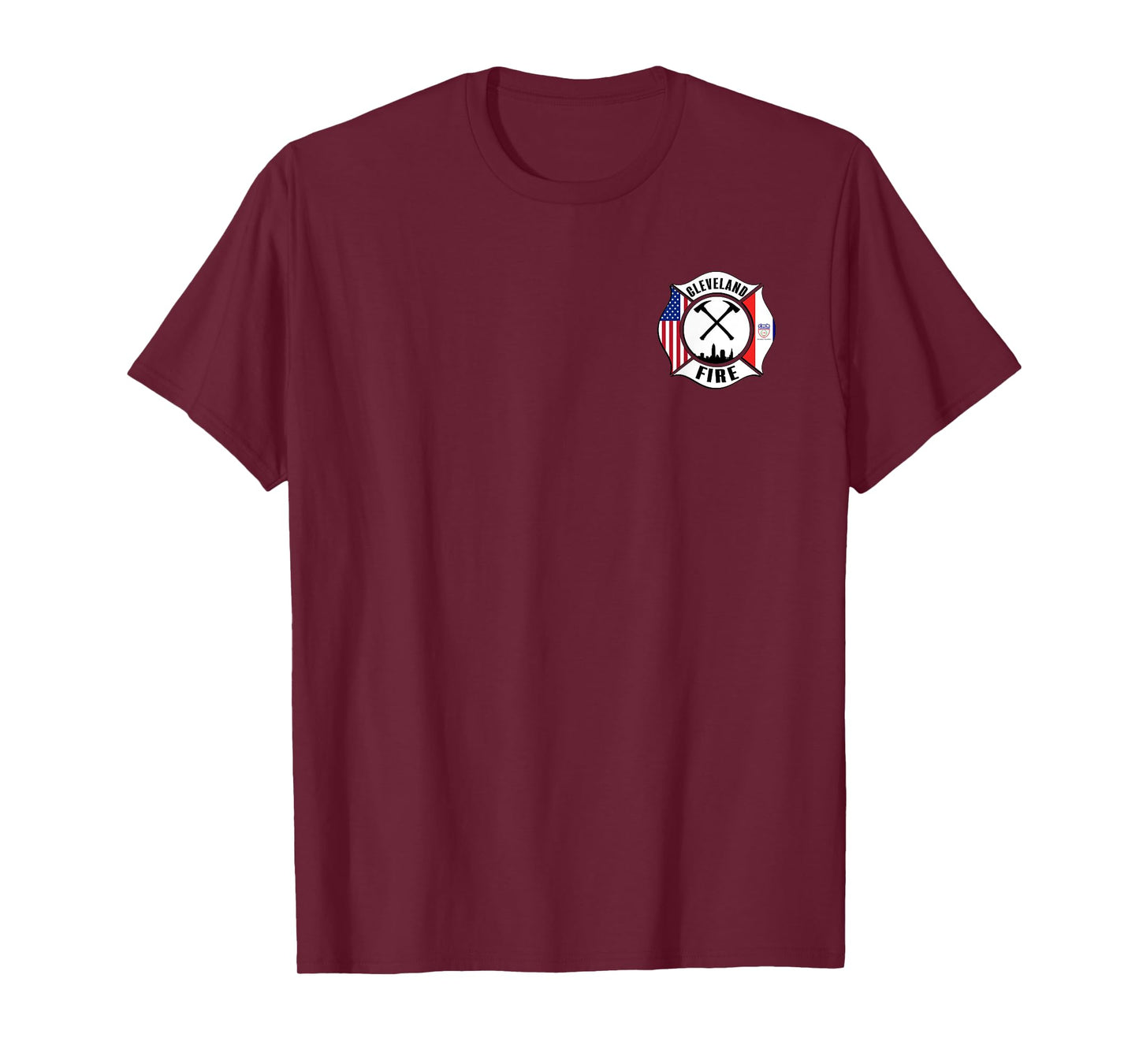 Cleveland Ohio Division of Fire Firefighter Rescue Uniform T-Shirt