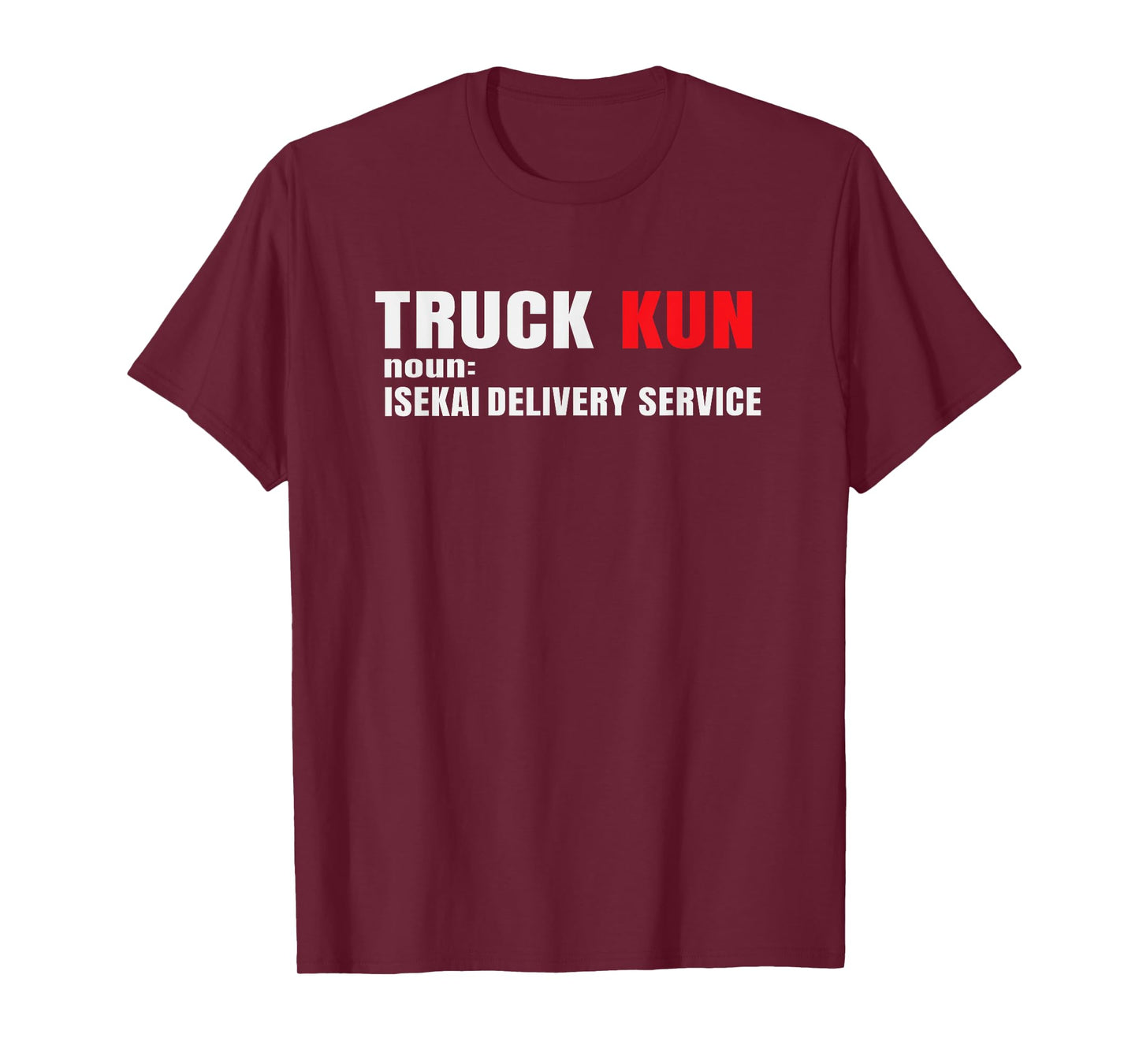 Funny Anime Isekai Lovers Merch Truck Kun Teen Boys Otaku T-Shirt