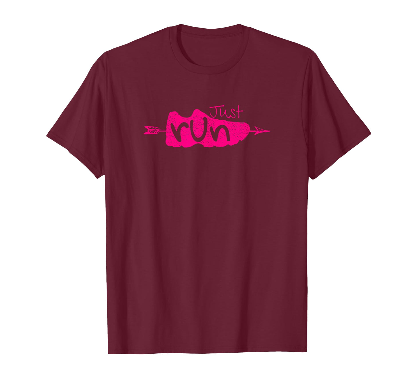 Girls XC Runner Cross Country CC Just Run Distance Running T-Shirt