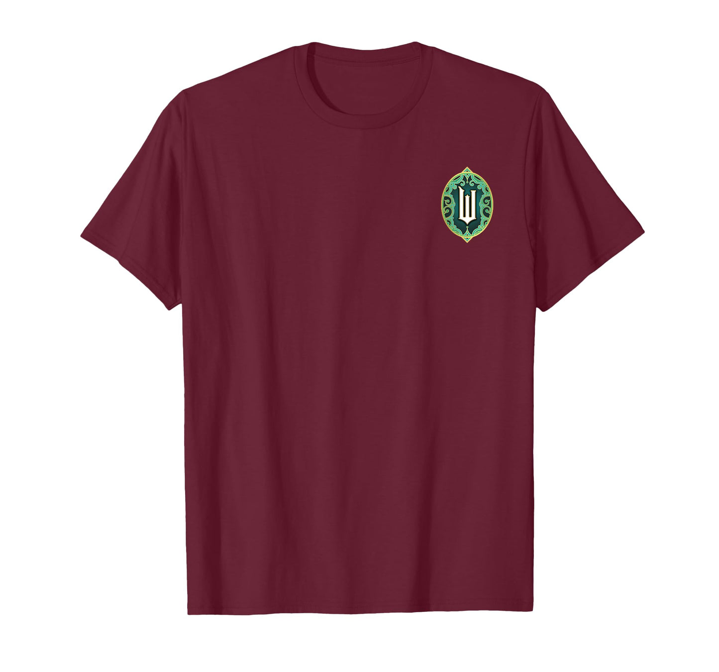 Wicked Wizard Face Emerald City Front & Back T-Shirt