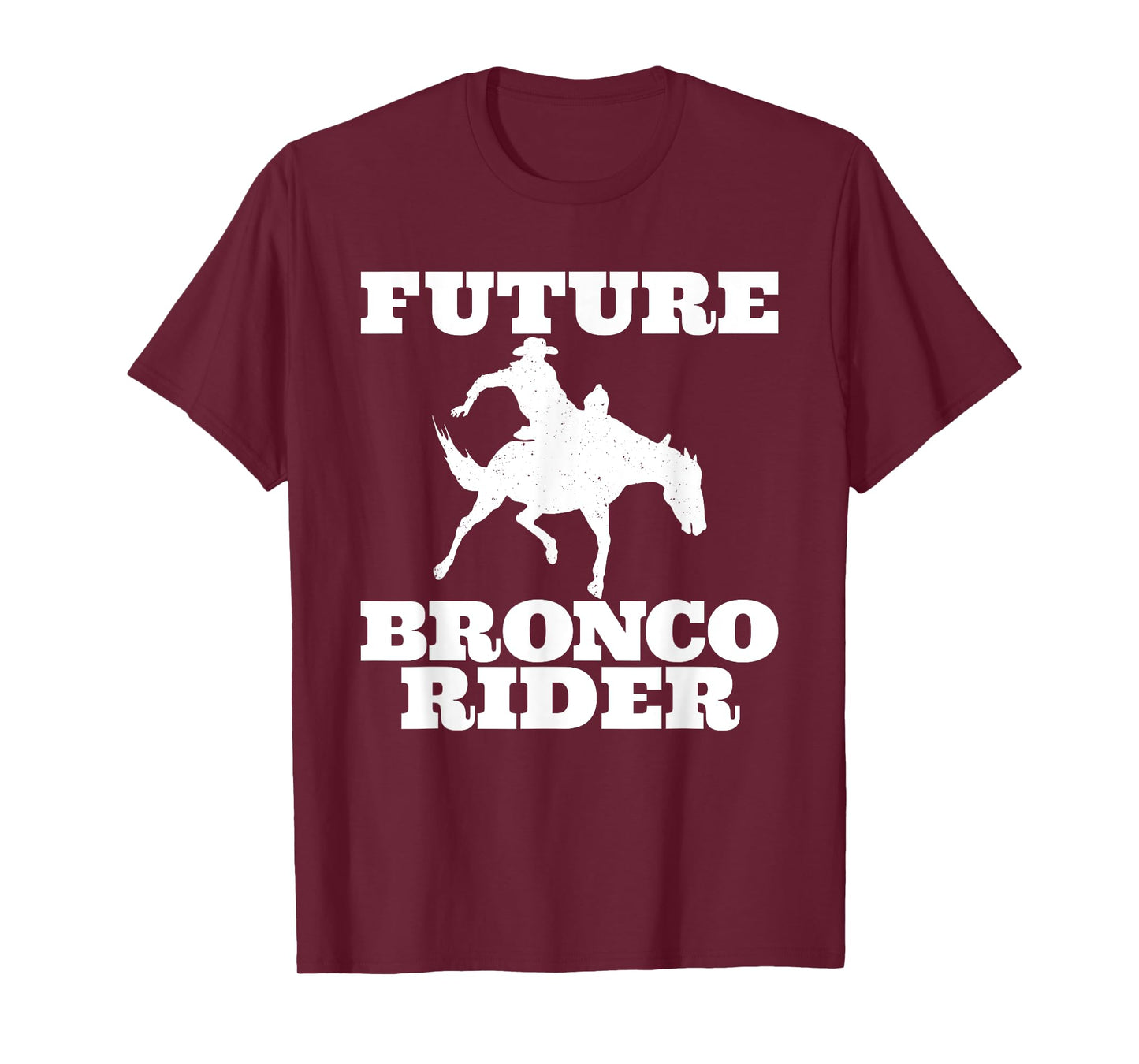 Future Bronco Rider Bucking Bronco Rodeo Wrangler Cowboy T-Shirt