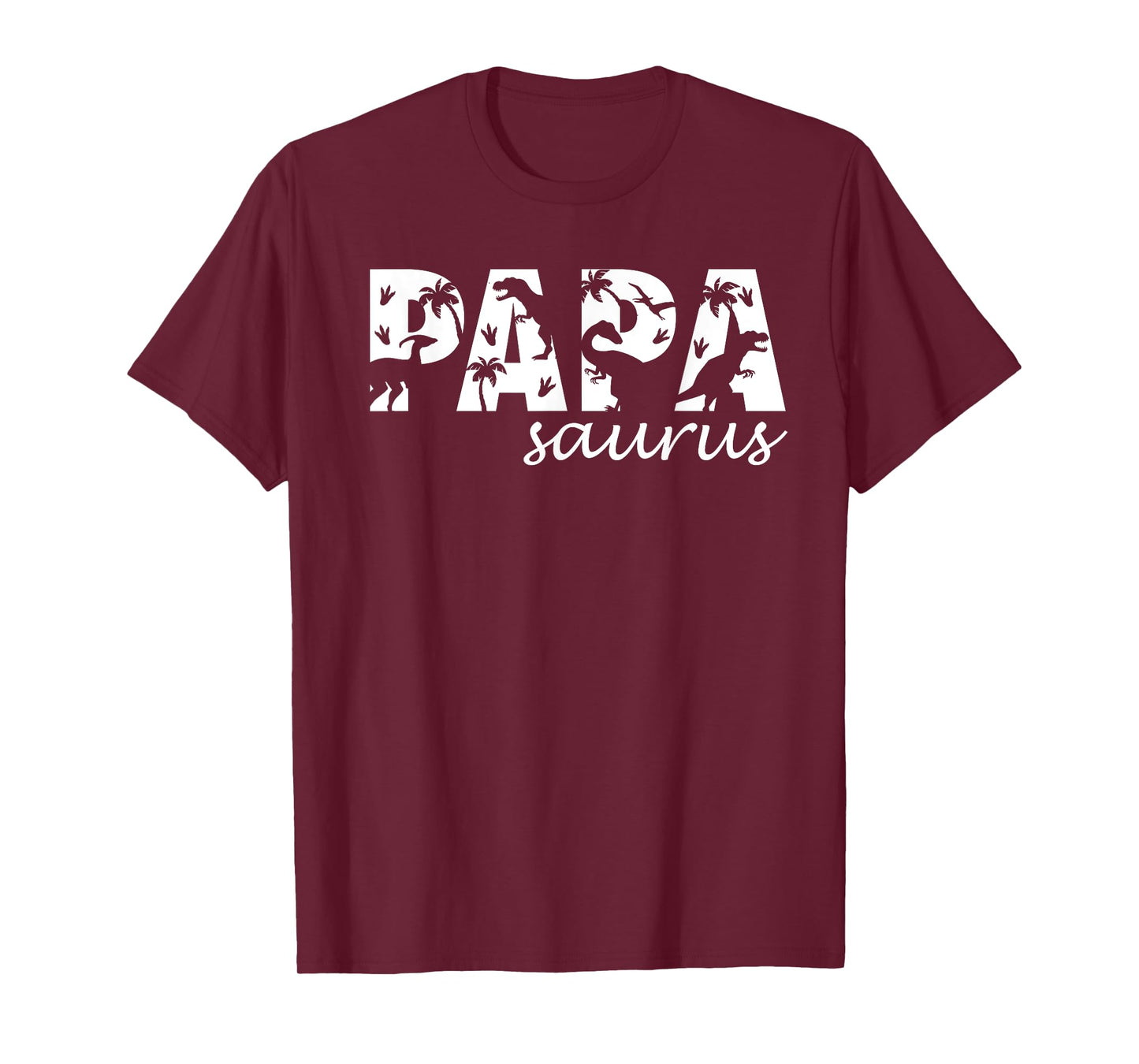 Papasaurus T Rex Dinosaur Papa Saurus Family Father's Day T-Shirt