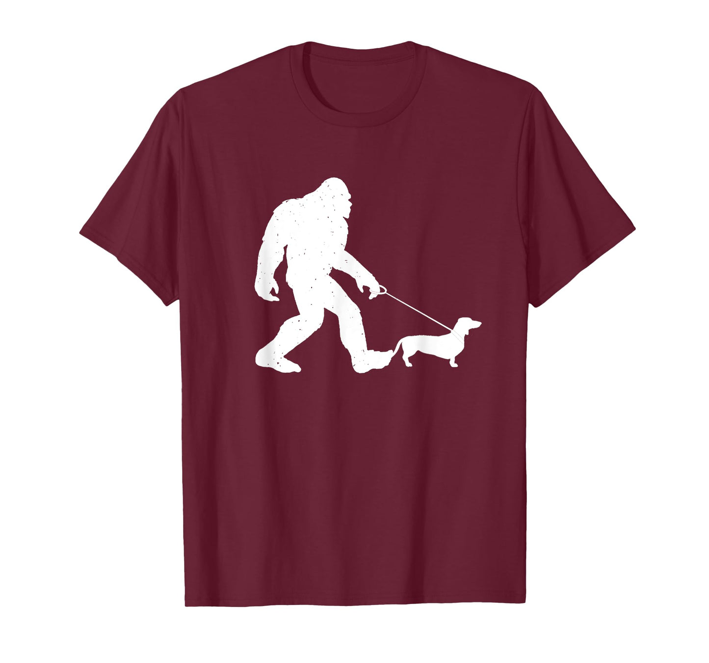 Bigfoot Walking Dachshund Shirt Funny Wiener Dog Gift T-Shirt