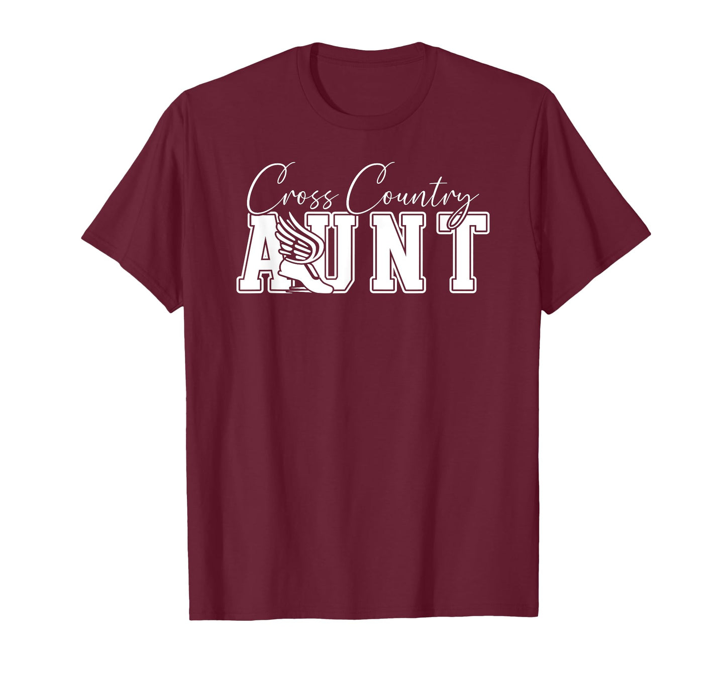 Cross Country Aunt Of A Cross Country Runner Auntie XC Aunt T-Shirt