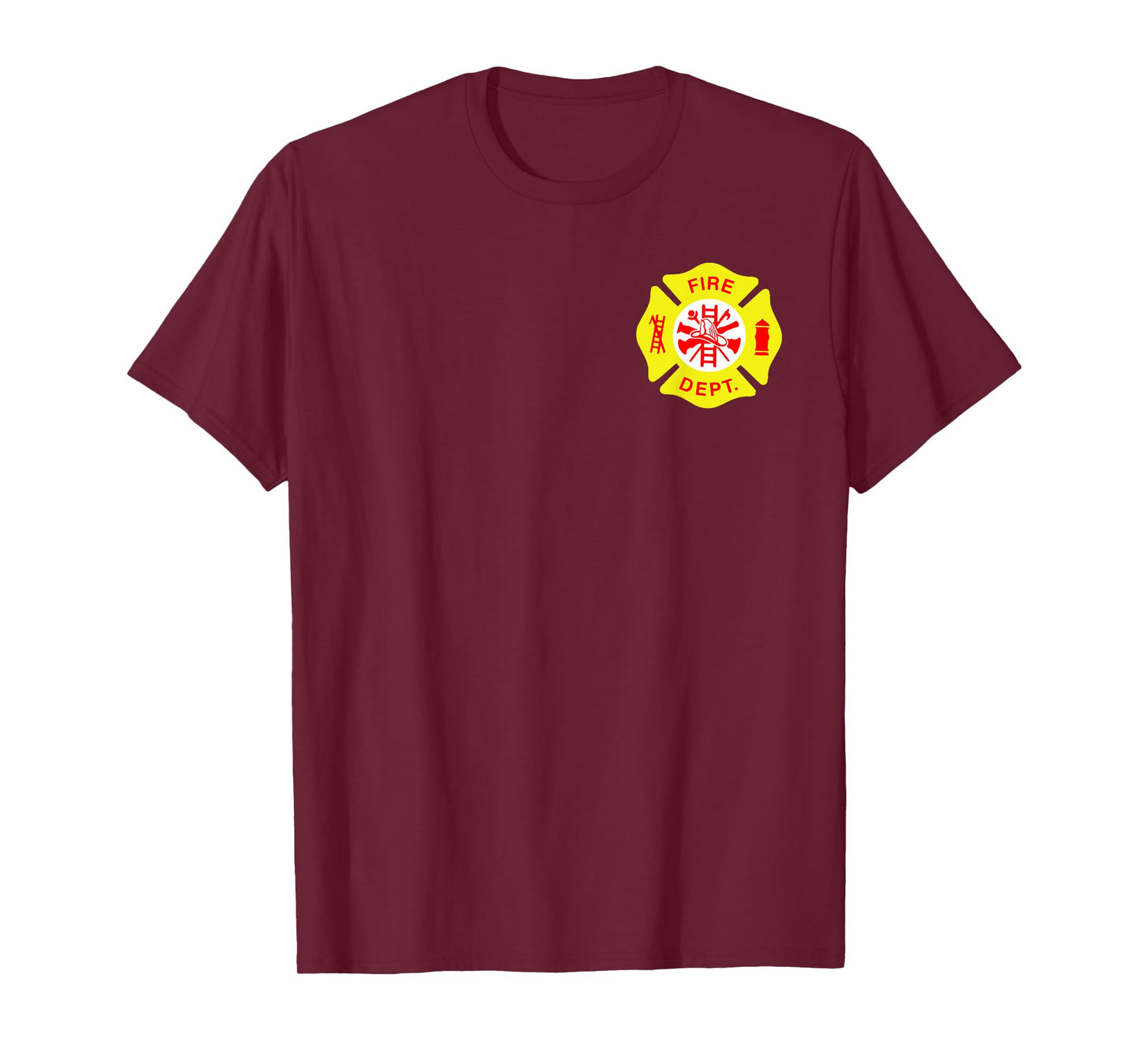 Fire Department Logo Uniform Fireman Symbol Firefighter Gear T-Shirt