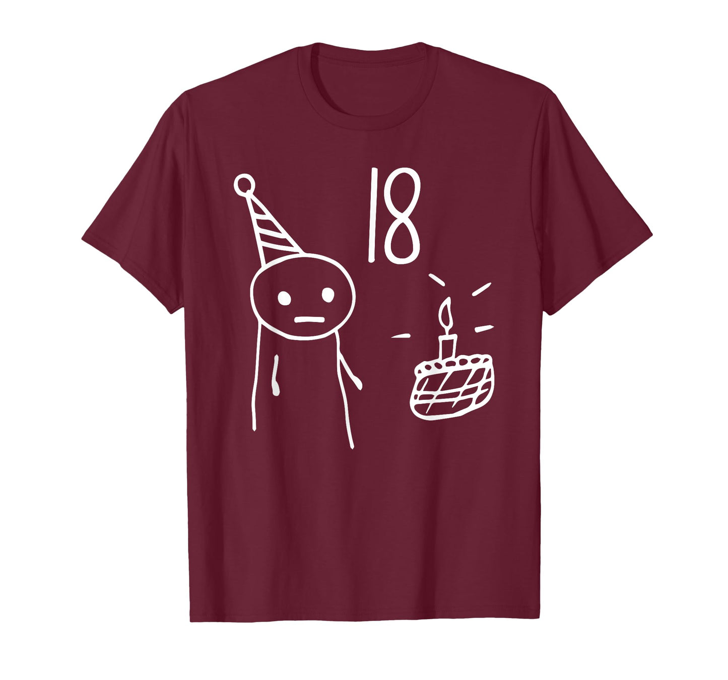 Adult 18th Birthday Party Funny Tees For 18 Years Old Teens T-Shirt