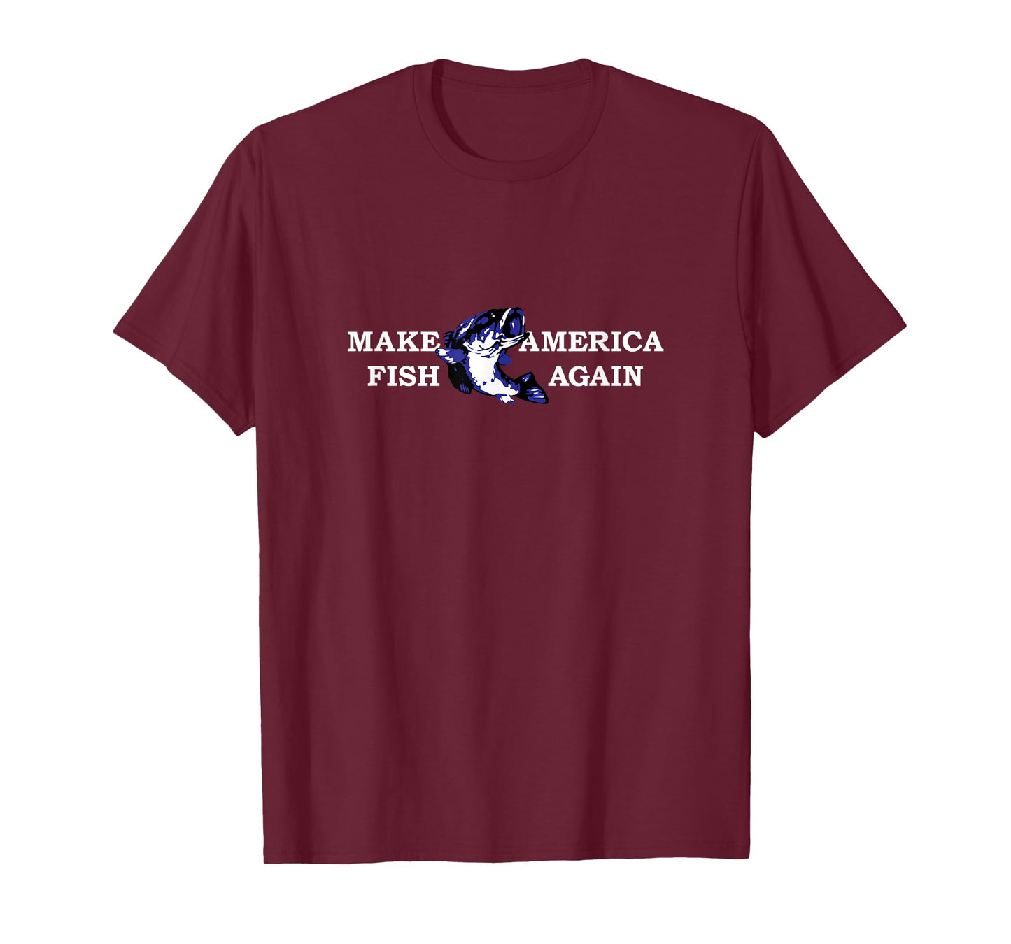 Make America Fish Again funny pun and holiday shirt