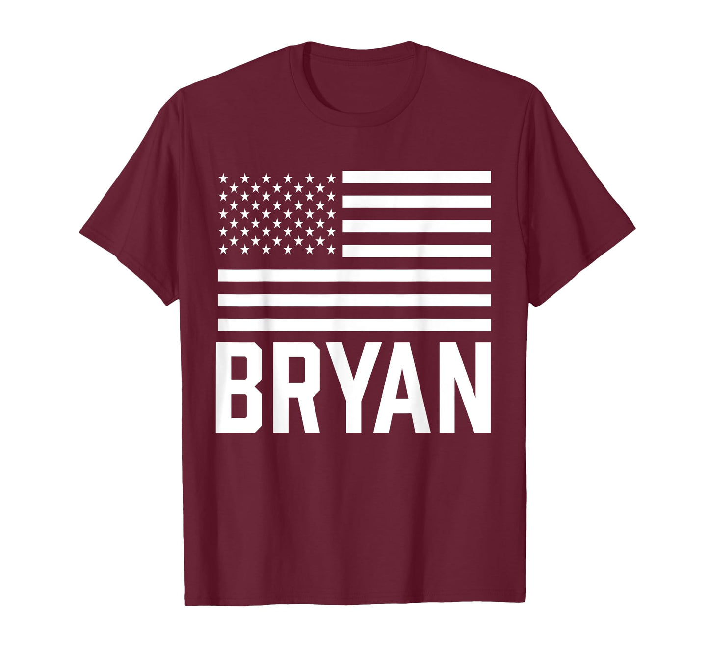 Bryan Personalized Usa Name Birthday Forename T-Shirt