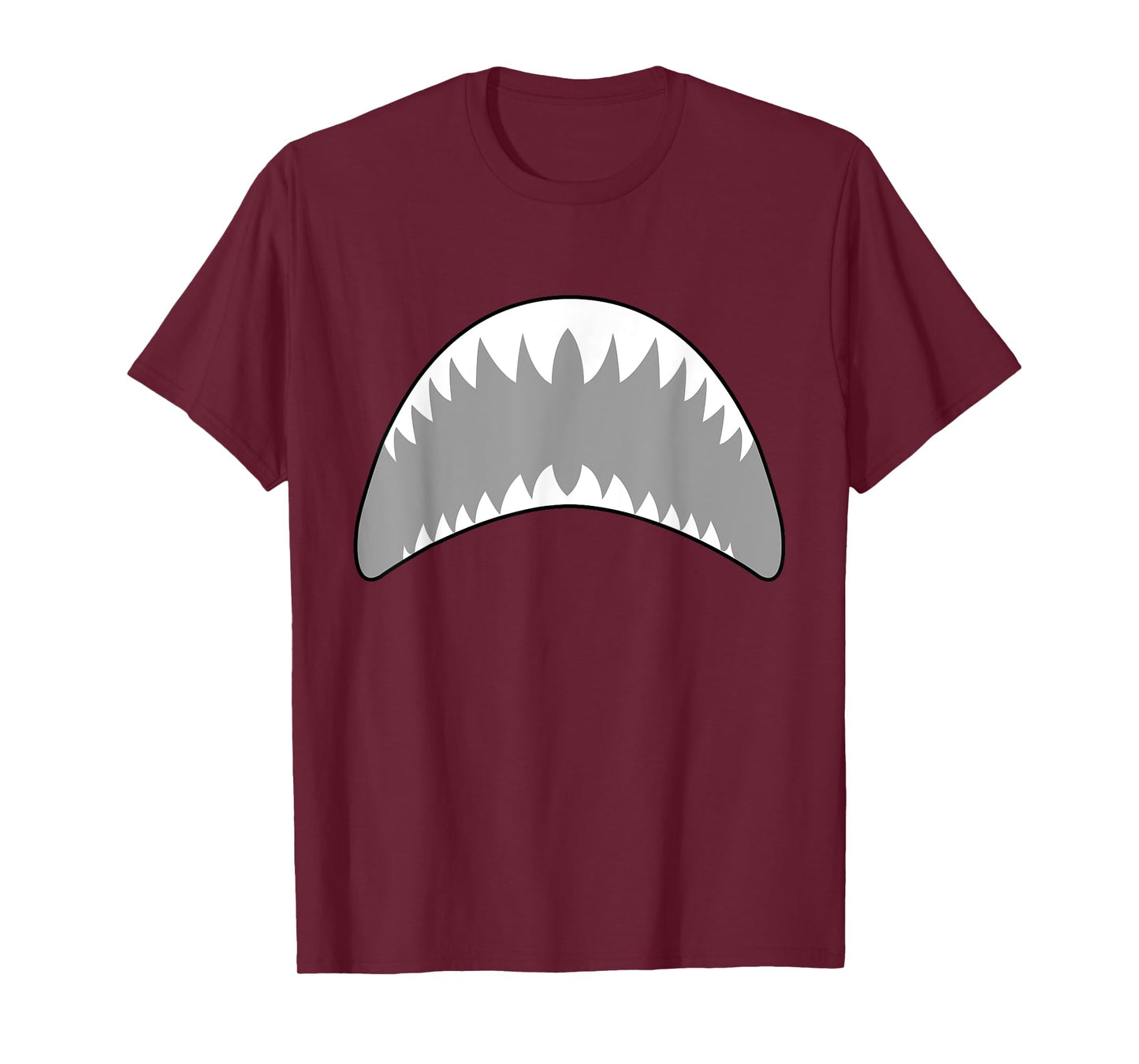 Shark mouth jaw lazy easy costume for halloween party T-Shirt