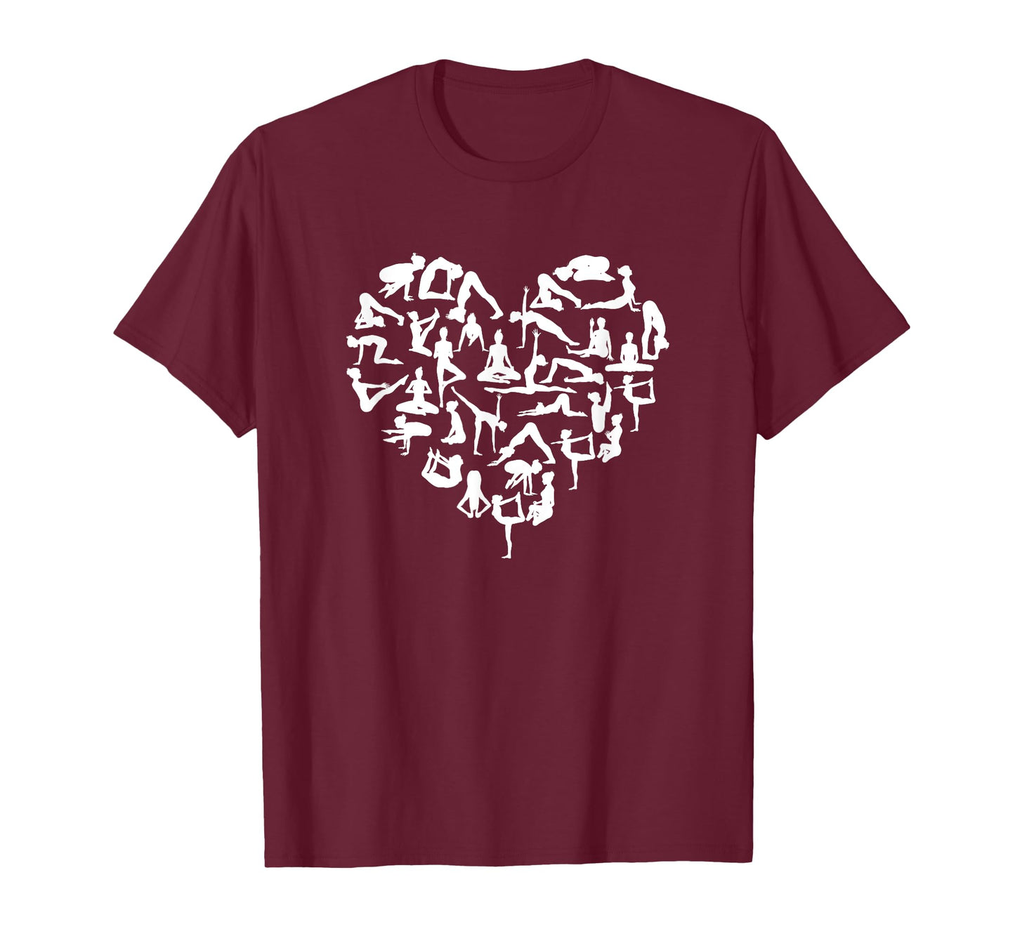 Yoga Love Spiritual Yogi Meditation Yoga Exercise Heart T-Shirt