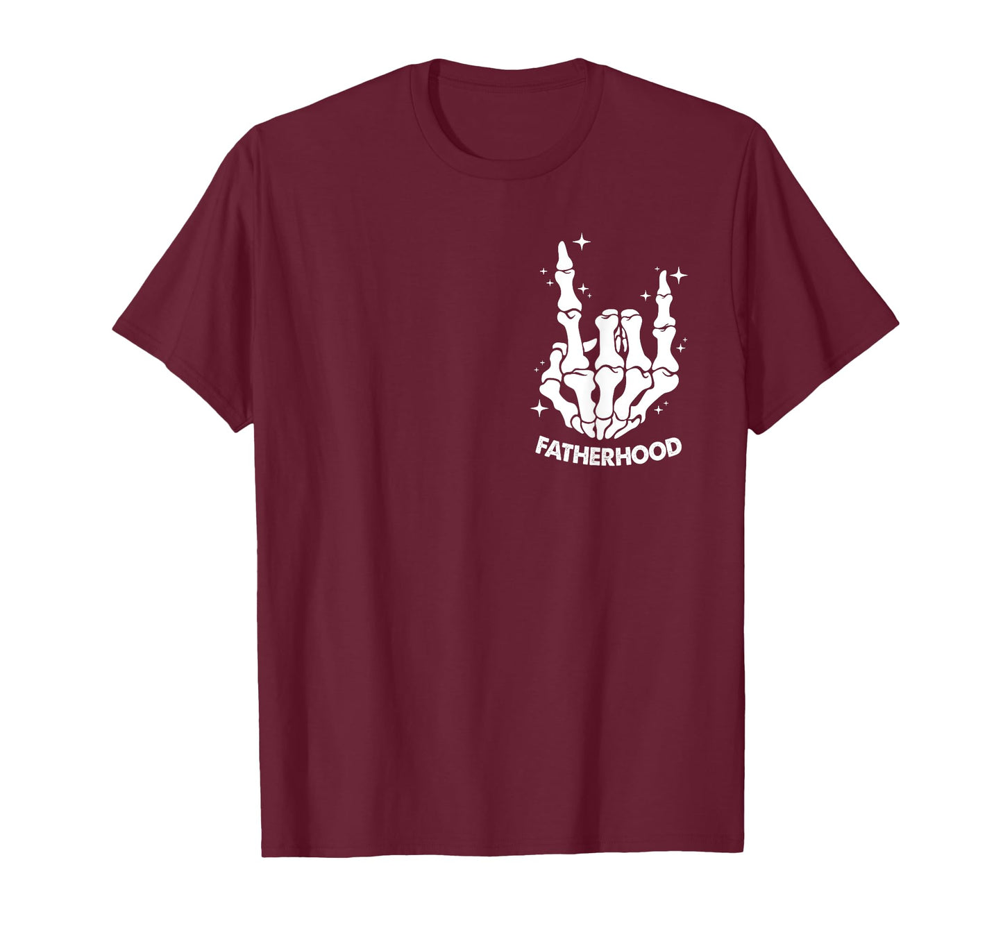 (2 Sides) Surviving Fatherhood One Beer At a Time Skeleton T-Shirt