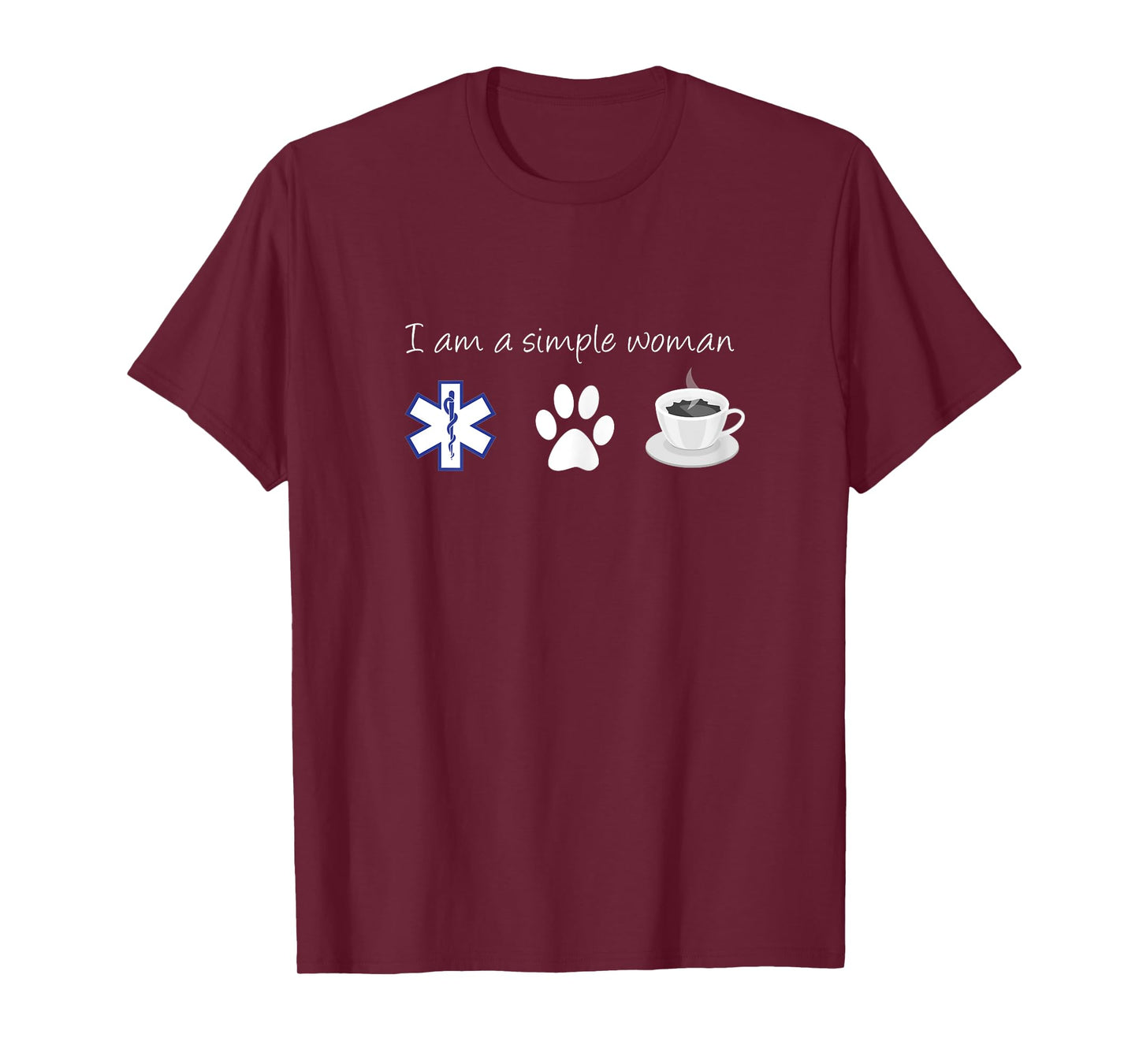 EMT Dogs Coffee Shirt Dog Lover EMT Coffee Lover Gift T-Shirt