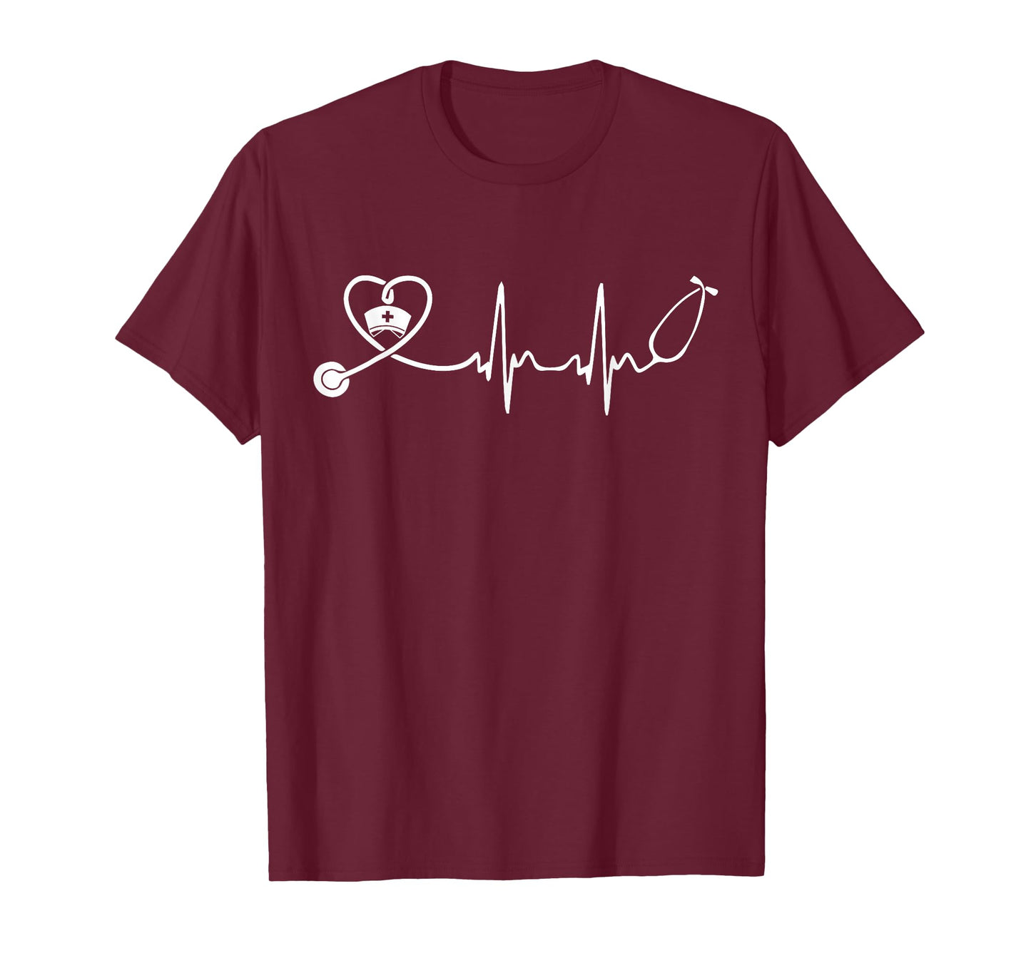 Nurse Stethoscope Heartbeat Nurse Week 2025 T-Shirt