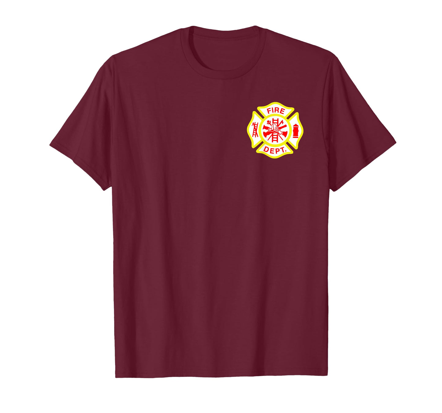 Fire Department Logo Uniform Fireman Symbol Firefighter Gear T-Shirt